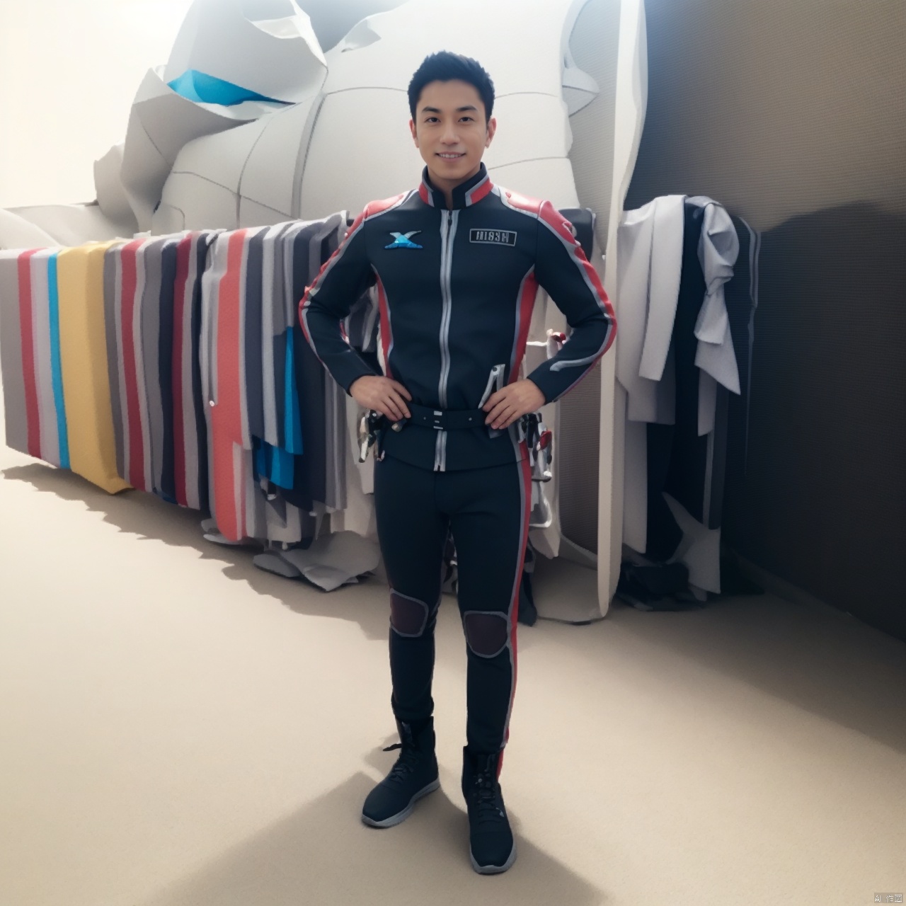  (masterpiece:1.3),(the best quality:1.2),(super fine illustrations:1.2),(Masterpiece),high quality,high detail,(white background:1.2),looking at viewer,(SOLO:1.4),outline,simple background,fullbody,, logo,belt,uniform,pants,emblem,collar,choker,boots,military uniform,helmet,hat,police uniform,jacket,fingerless gloves,gloves,armor,bodysuit,belt pouch,blue jacket,