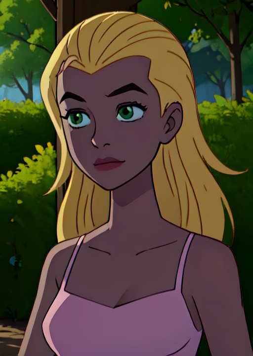 Eunice ,  blonde,  green eyes on Tensor.Art