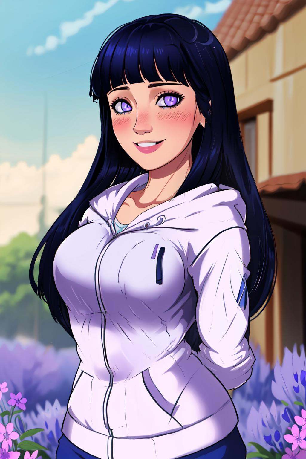 hyuuga hinata,  empty eyes,  lavender eyes on Tensor.Art