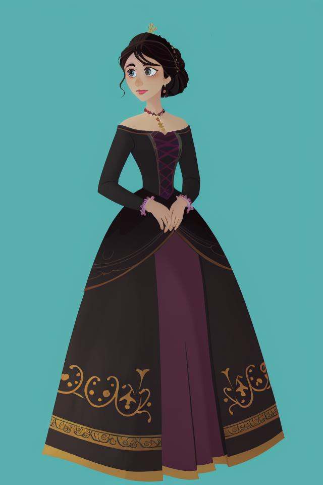 A woman in a black dress by Invisidude on Tensor.Art