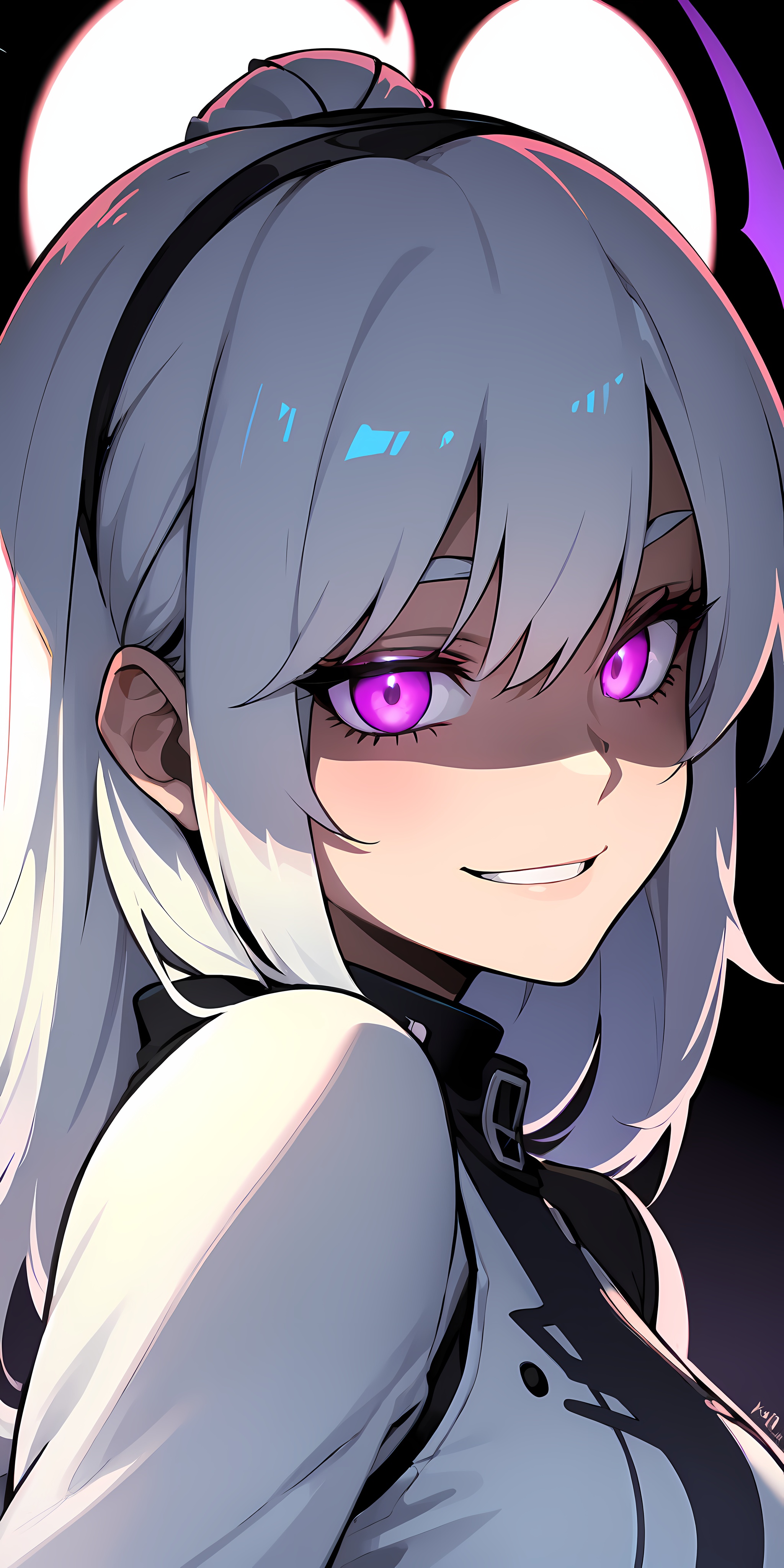 from side,  1girl,  white hair on Tensor.Art