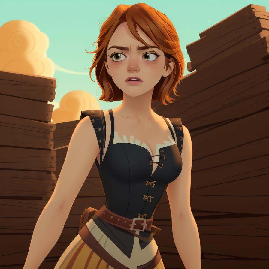 tangledadventure,  Emma Stone by Invisidude on Tensor.Art