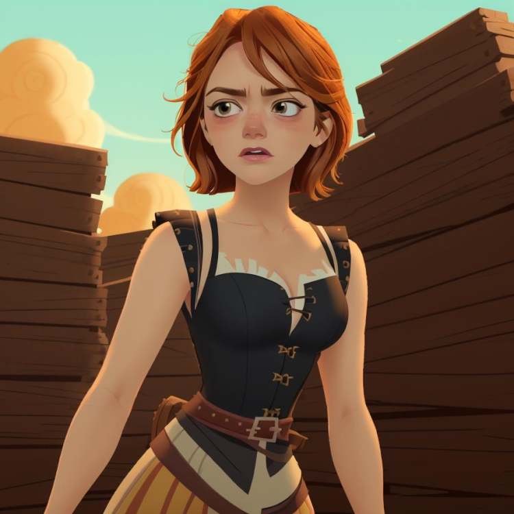 Cartoon Style of Rapunzel's Tangled Adventure by Invisidude on Tensor.Art