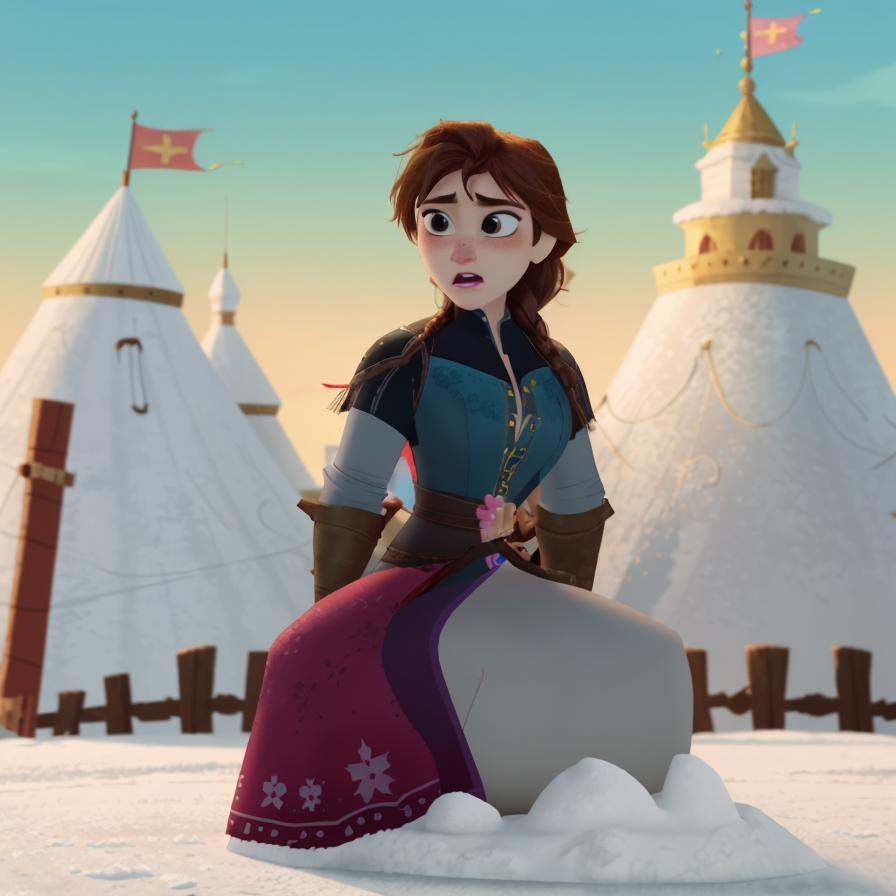 tangledadventure,  anna from frozen by Invisidude on Tensor.Art
