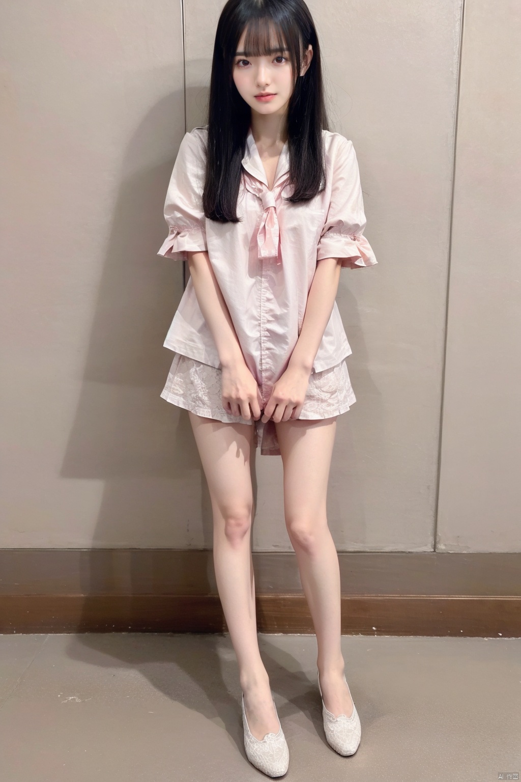  1girl,,shy,high quality,
high details,,,moyou,long legs,standing,
