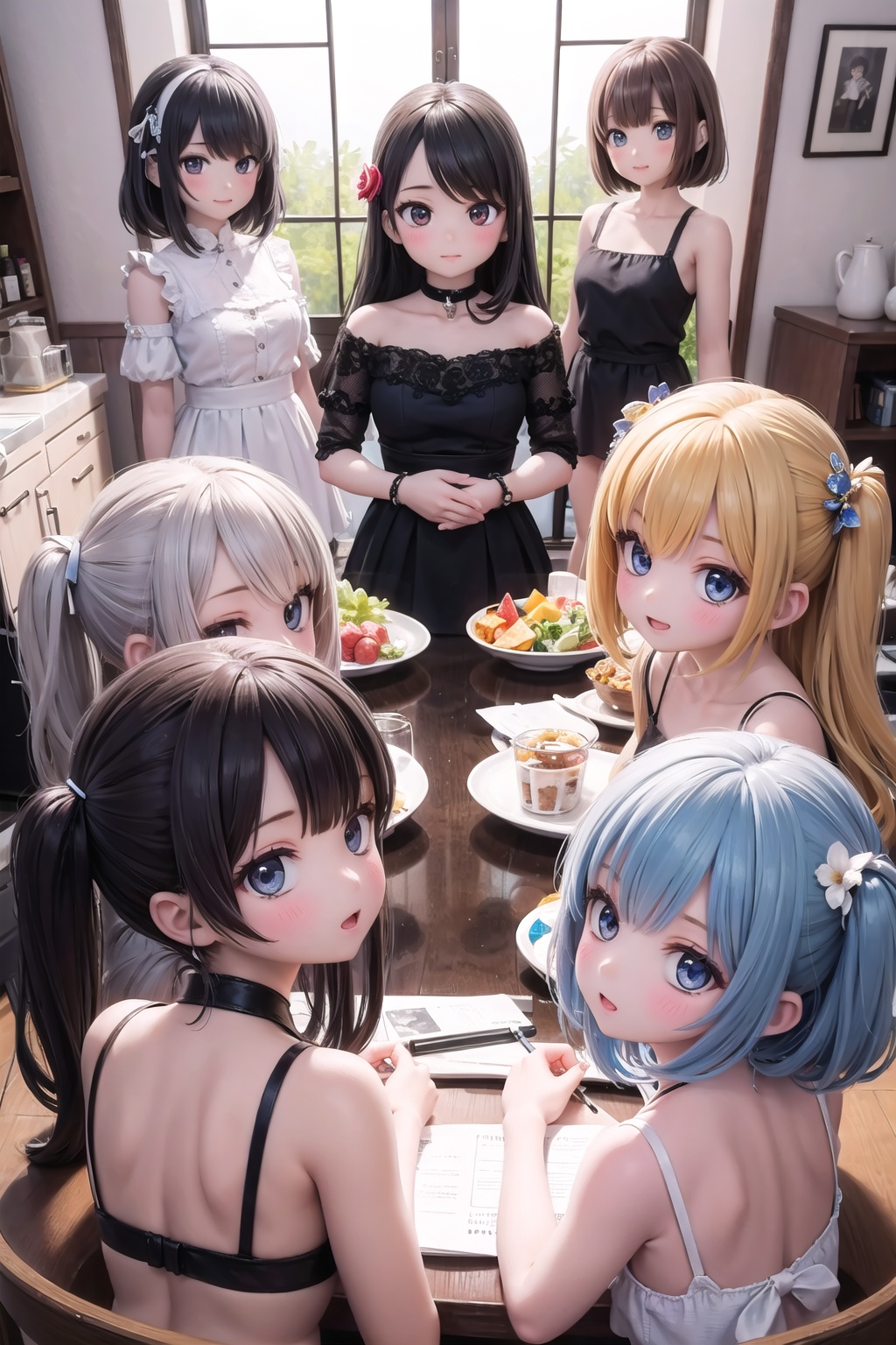 (masterpiece),  6girls+ on Tensor.Art