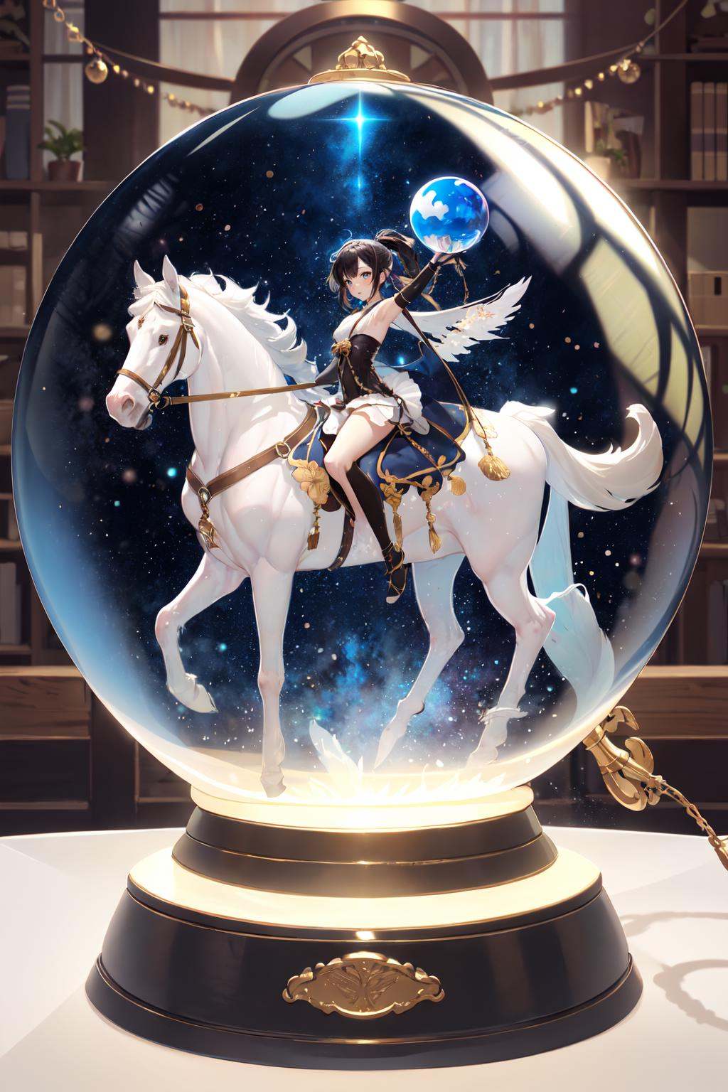 (masterpiece:1.2),best quality,PIXIV,Crystal ball,<lora:Crystal ball_20240112152706:0.8>,