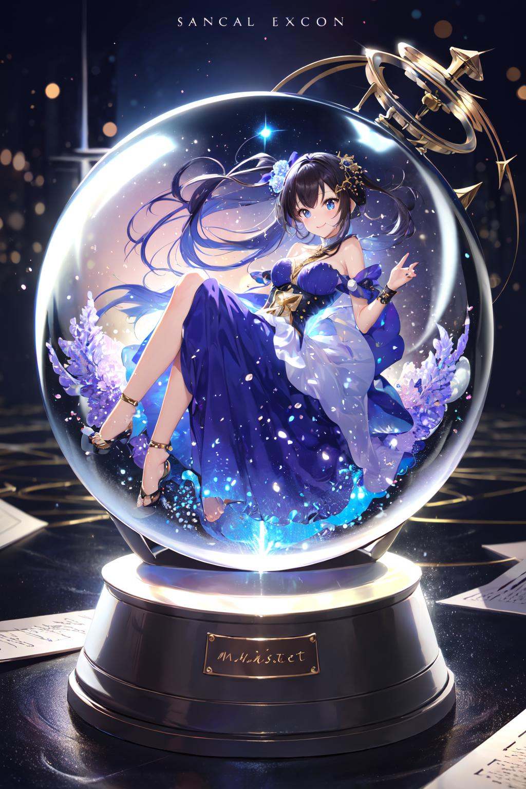 (masterpiece:1.2),best quality,PIXIV,Crystal ball,<lora:Crystal ball_20240112152706:0.8>,