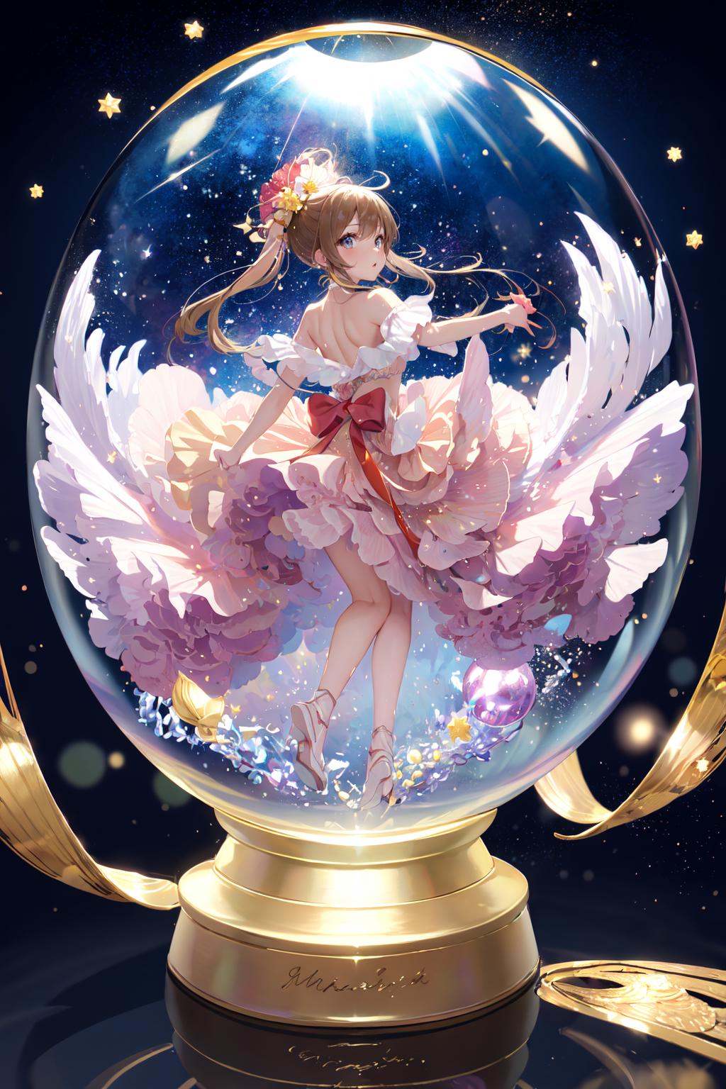 (masterpiece:1.2),best quality,PIXIV,Crystal ball,<lora:Crystal ball_20240112152706:0.8>,