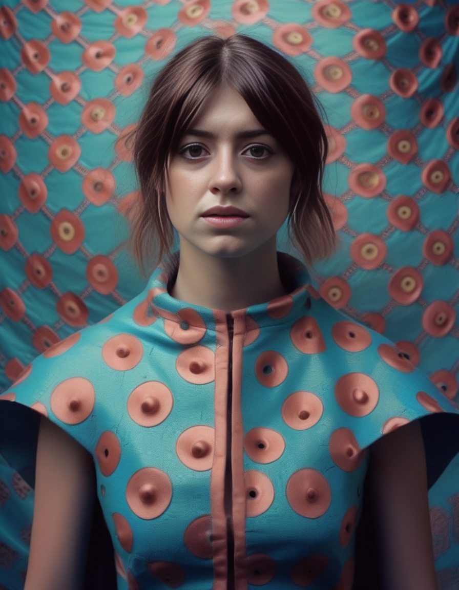 DaisyEdgarJones,  art by Claude Melan,  photograph on Tensor.Art