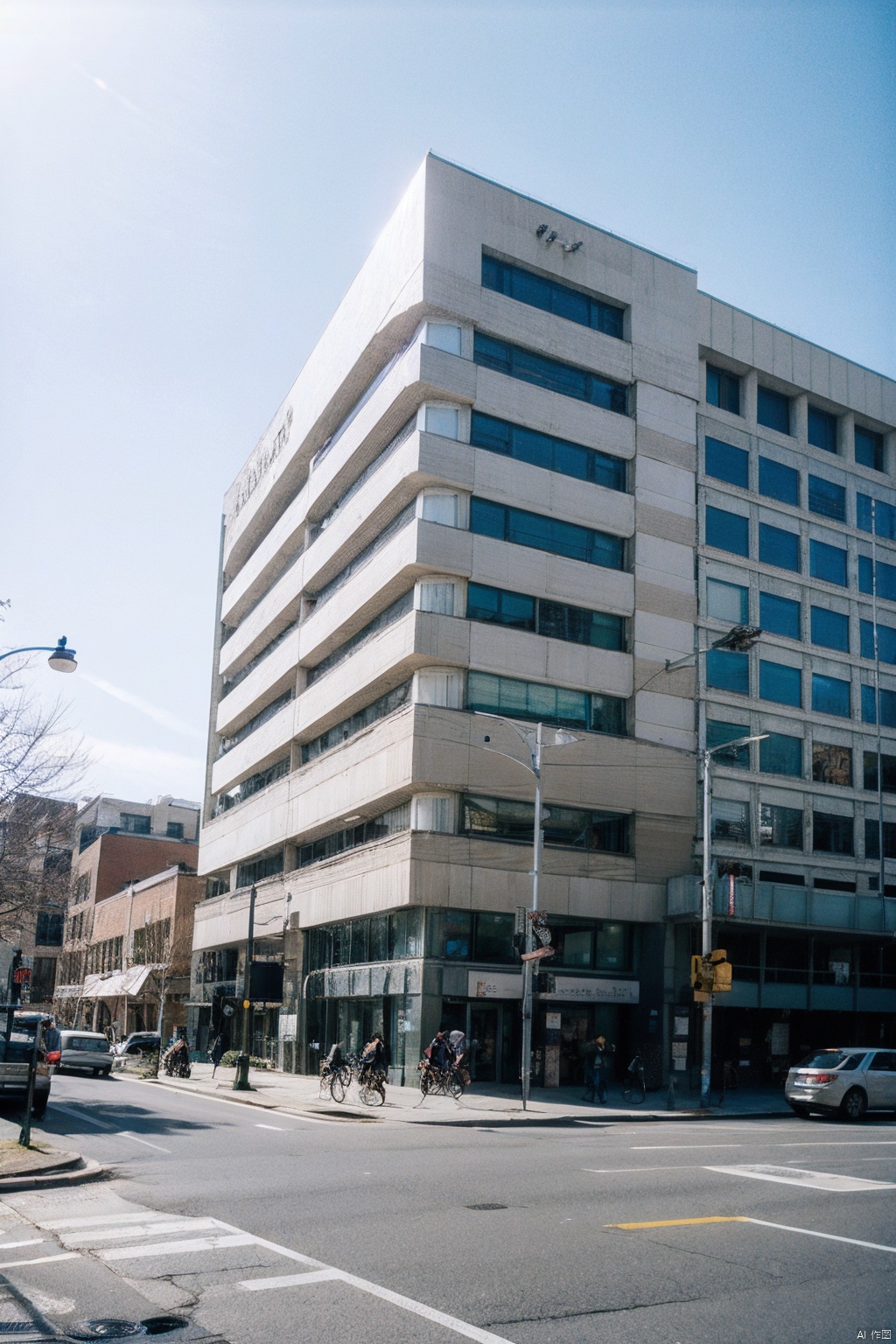  HUBG_Film_Texture, hyperrealism,
photograph of a building,