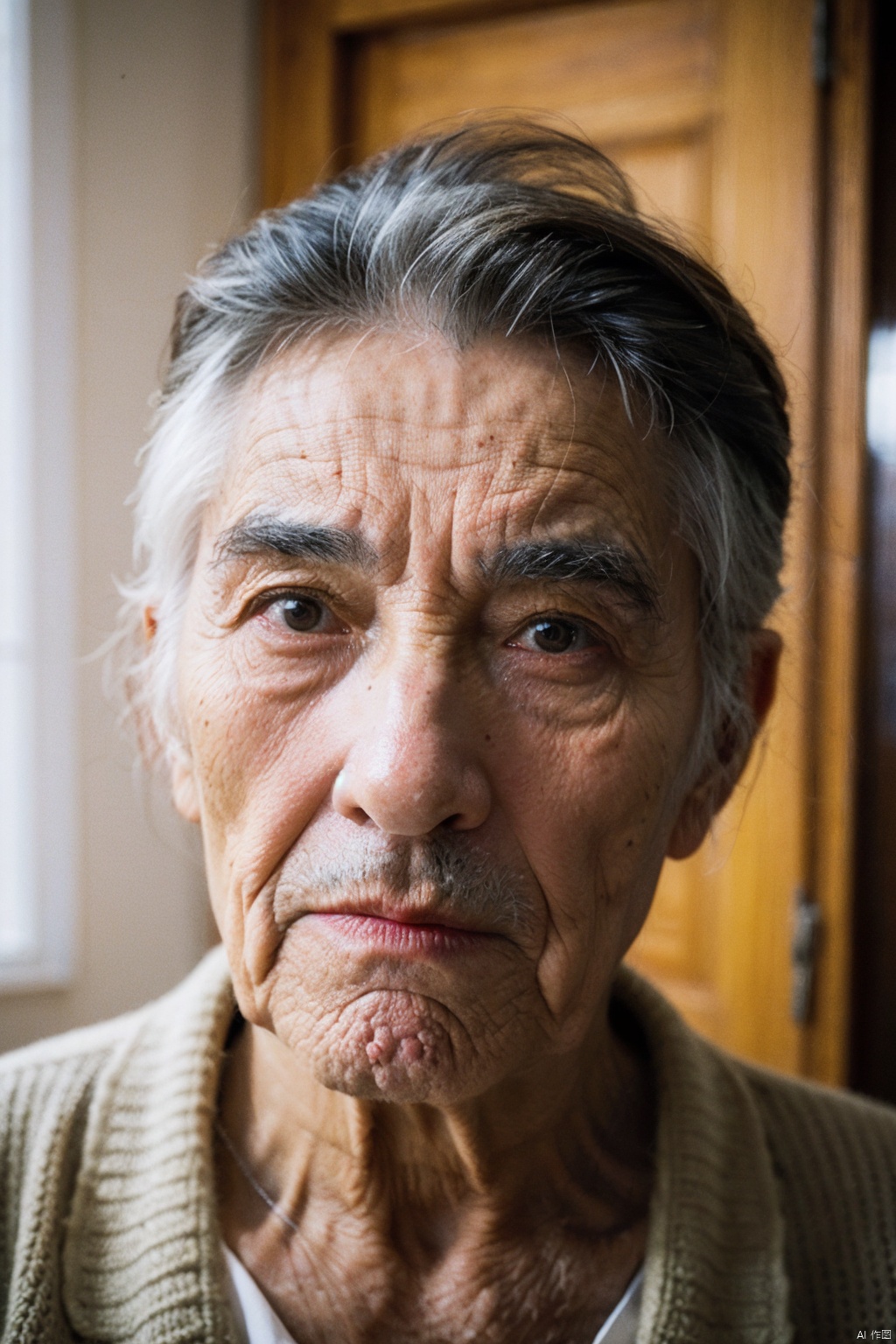  HUBG_Film_Texture, hyperrealism,
photograph of a old handsome man