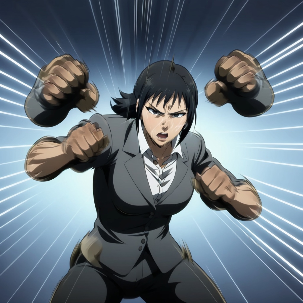 1girl,  solo,  clenched hands on Tensor.Art