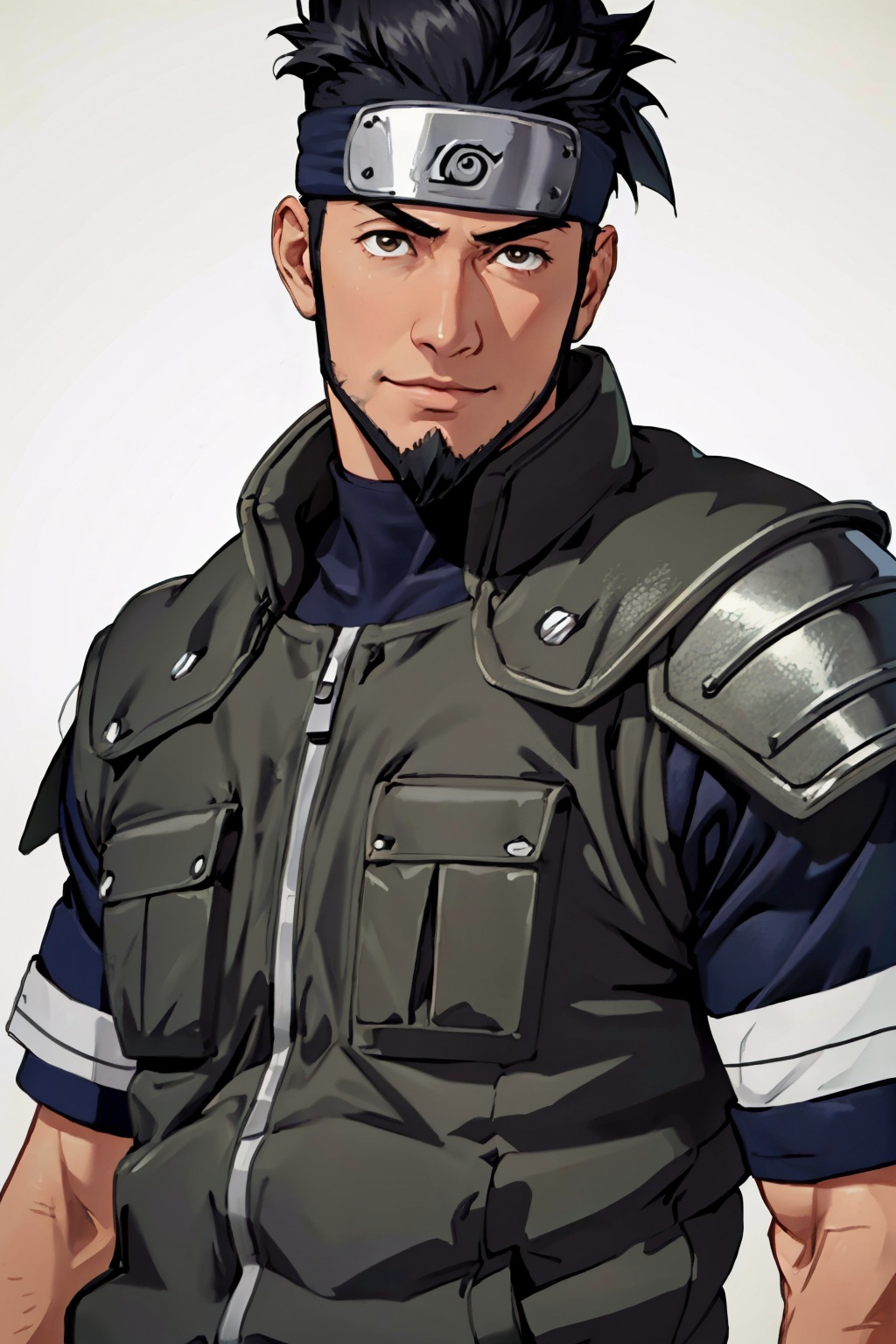 Asuma Sarutobi,  Japanese,  brown eyes on Tensor.Art
