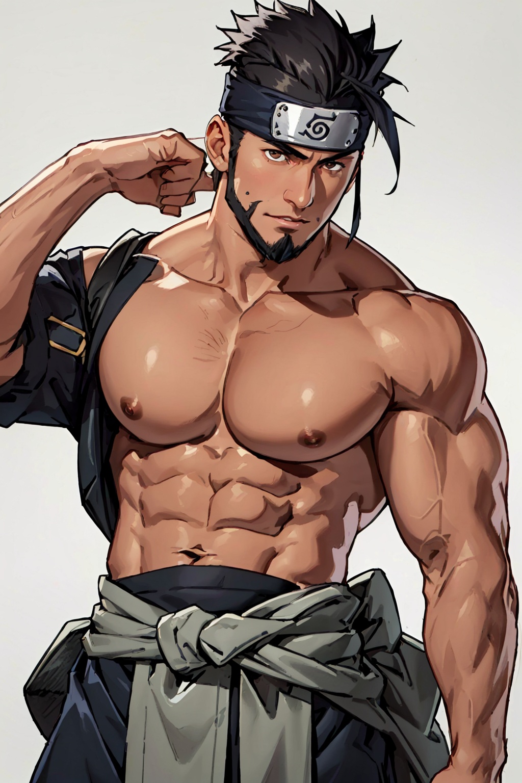 Asuma Sarutobi,  Japanese,  brown eyes on Tensor.Art