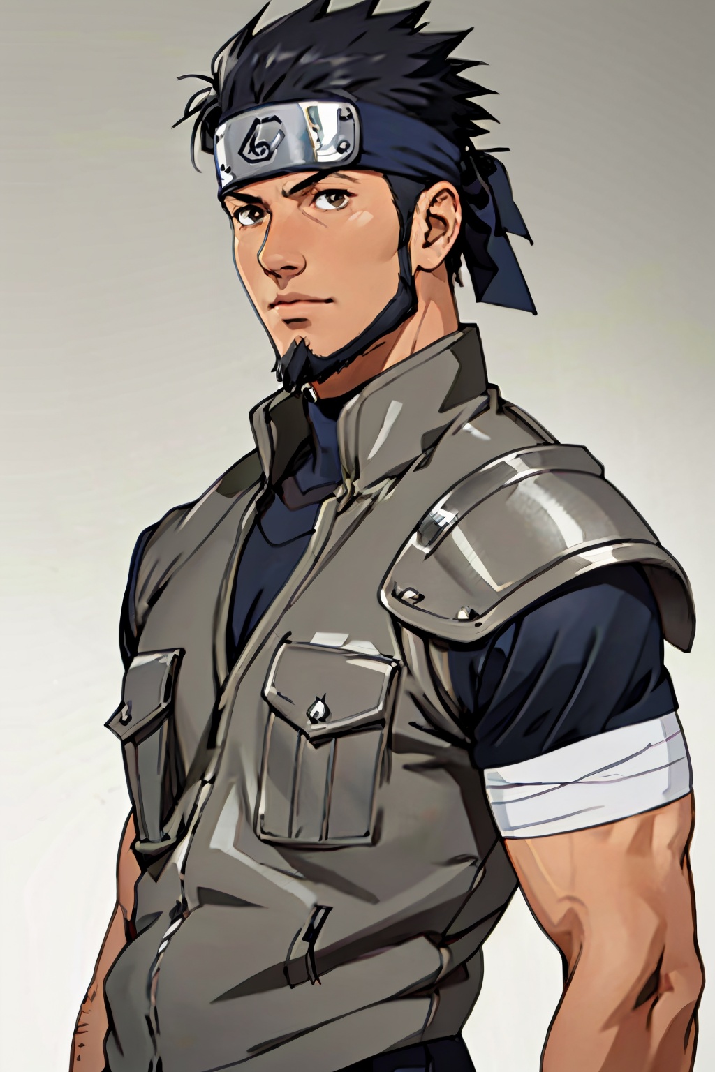 Asuma Sarutobi,  Japanese,  brown eyes on Tensor.Art
