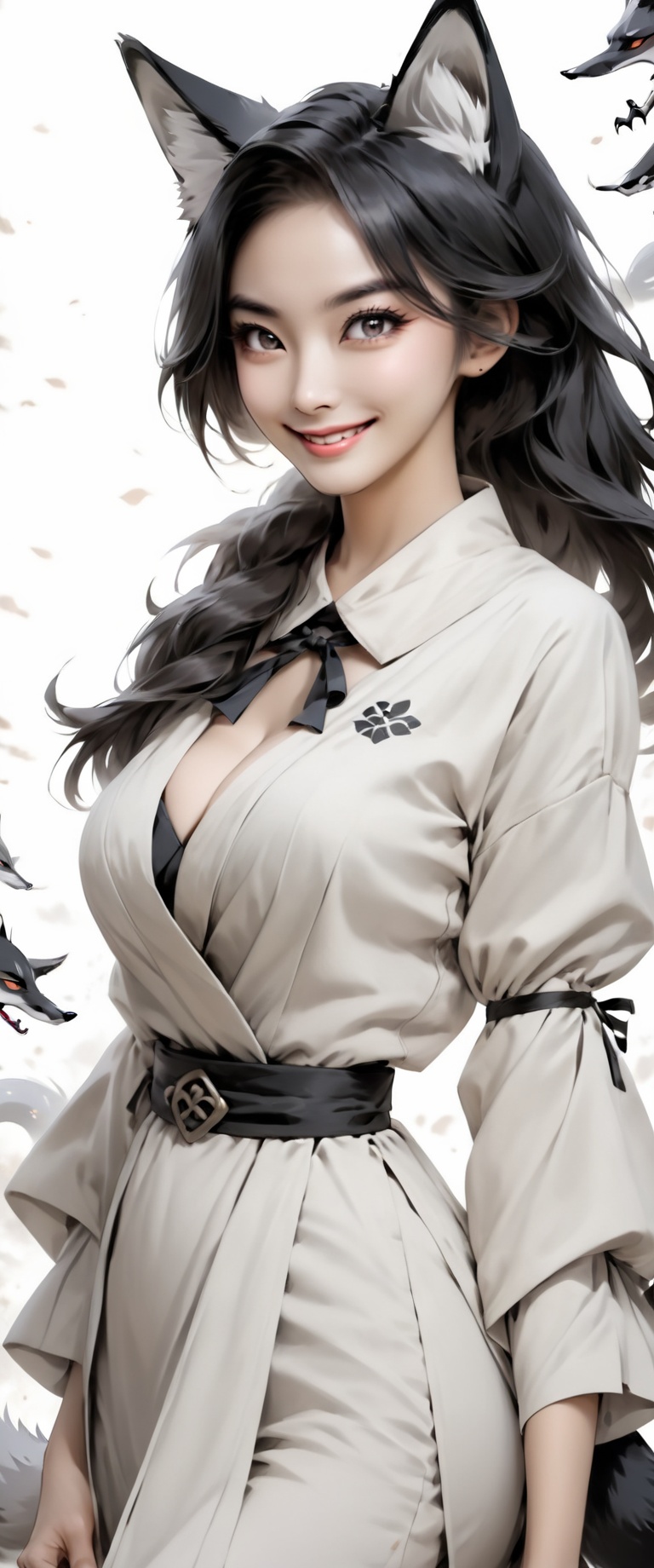 best quality,  white background,  greyscale on Tensor.Art