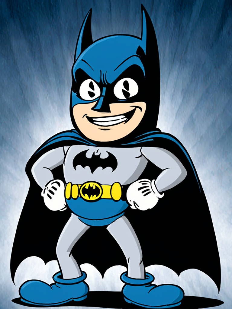 cartoon,  batman,  cape on Tensor.Art