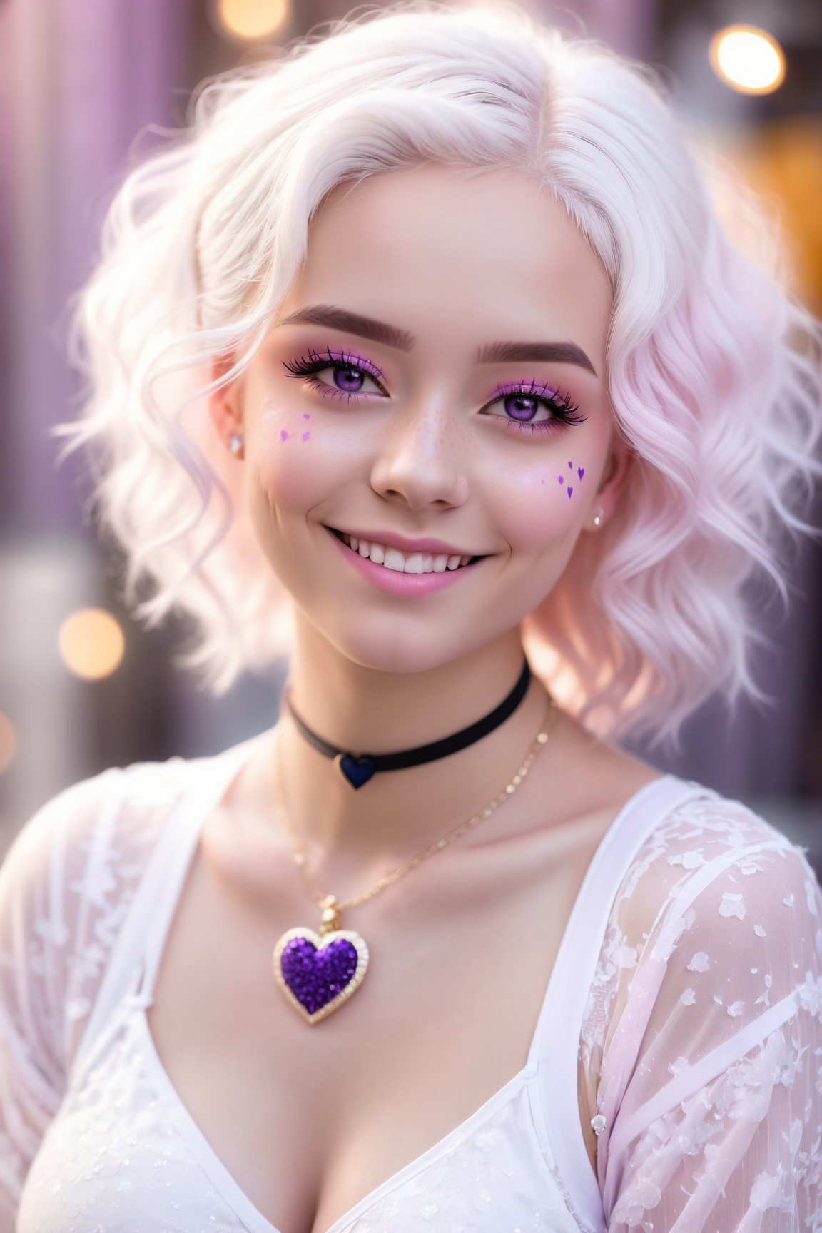 1girl,  heart-shaped pupils,  fingernails on Tensor.Art