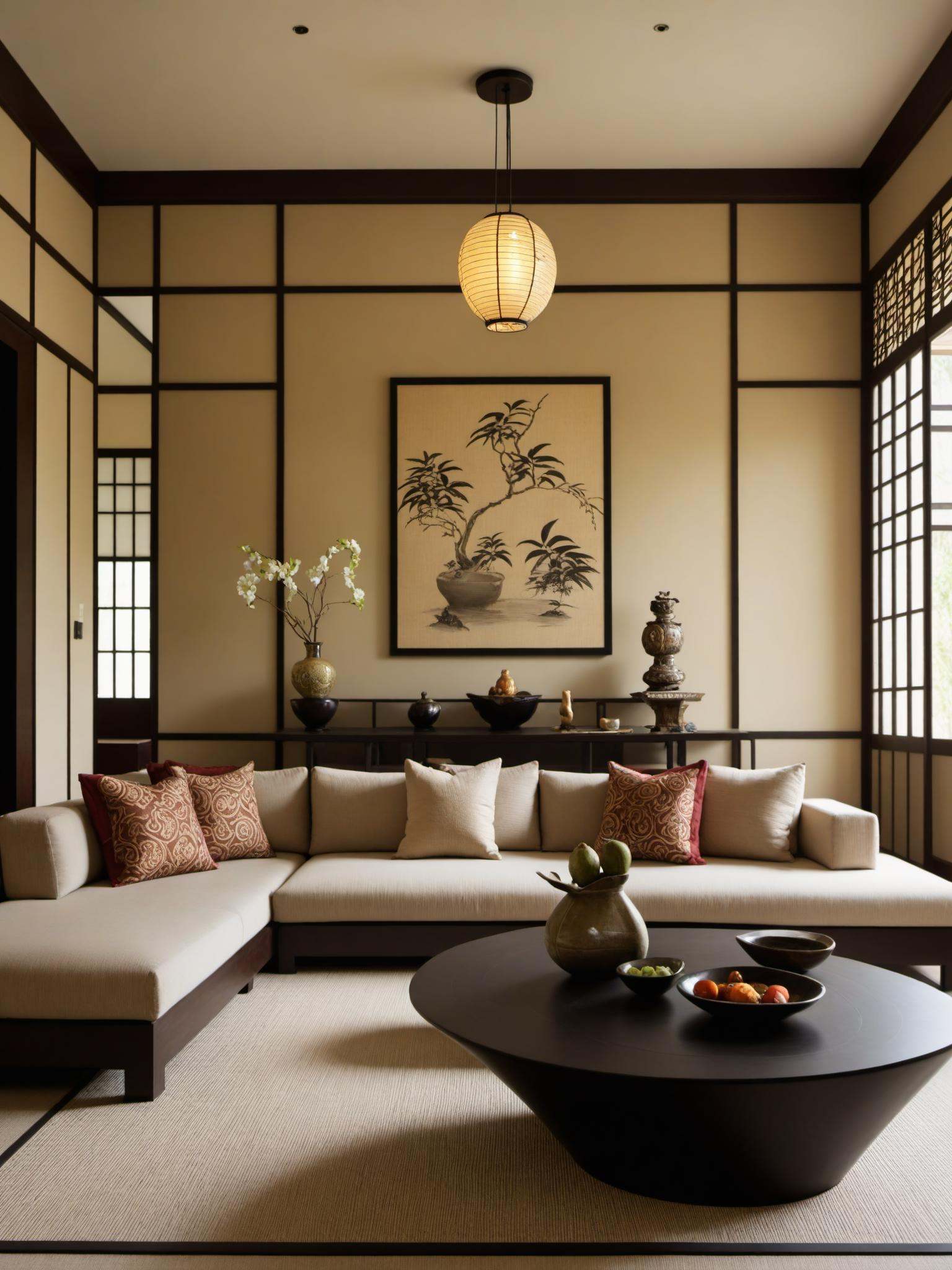 interior design,a living room,AsianZen,ultimate details,