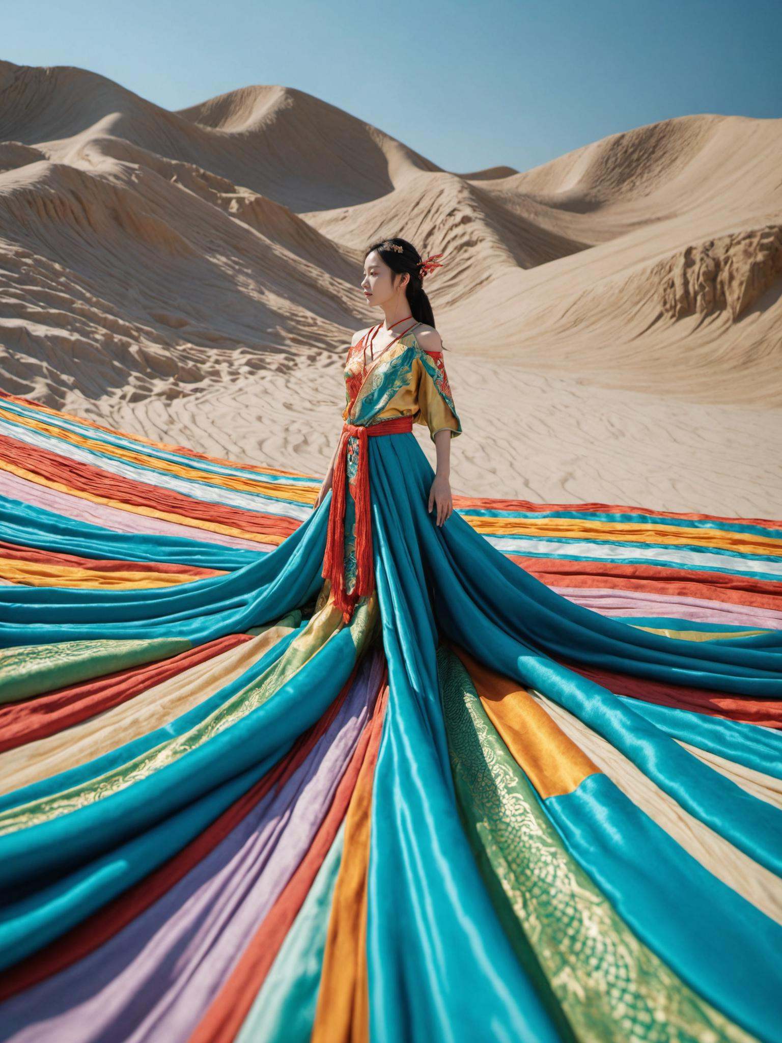A girl wearing thin gauze,in a light and flowing outfit intertwined with a dragon,Create a distinct 3D visualization of a miniature Chinese dragon,full of characters and characters,lively in a transitional setting The backlog should be brief,having a clear blue sky or soft clouds,to keep the focus on the dragon's reliable design The dragon itself should have feature realistic textures and a lifestyle,engaging expression,captured in a way that showcases its magnetic,mythical nature in a heartbeat,invading Manner,looking at the camera,(pore:1.2),asia,ultimate details,