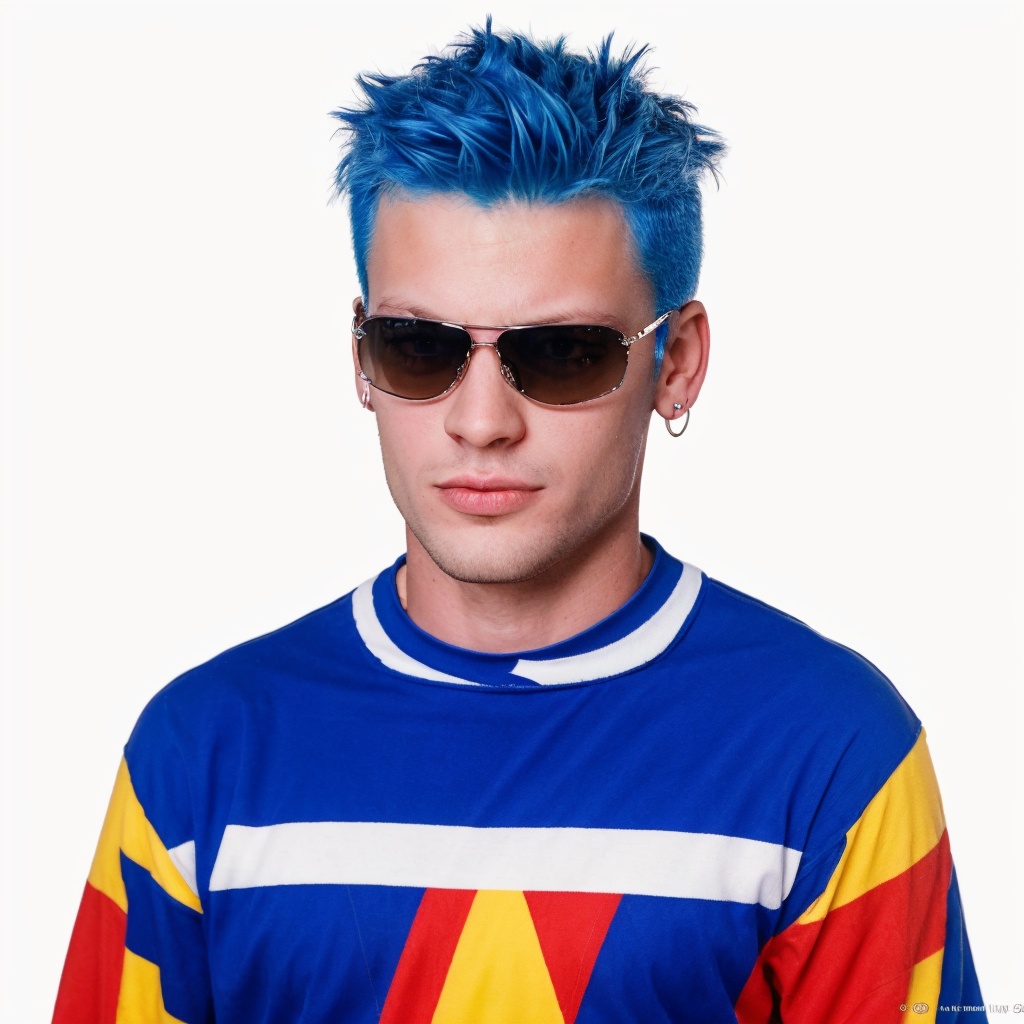 handsome man,  1990s,  Gen X soft Club on Tensor.Art