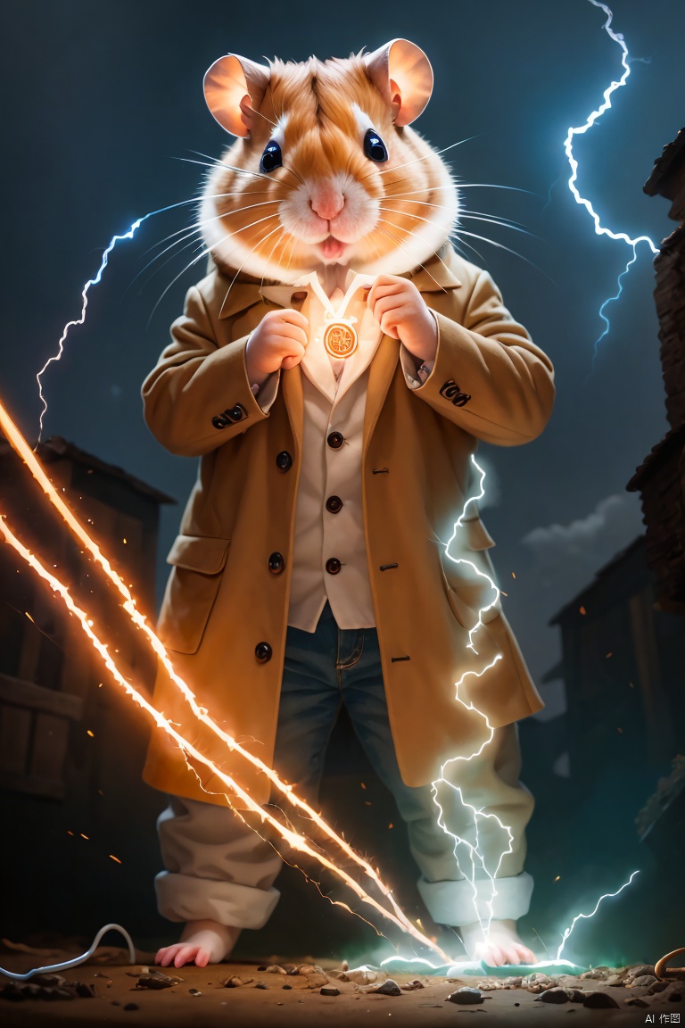 electricity, Hamster,huge