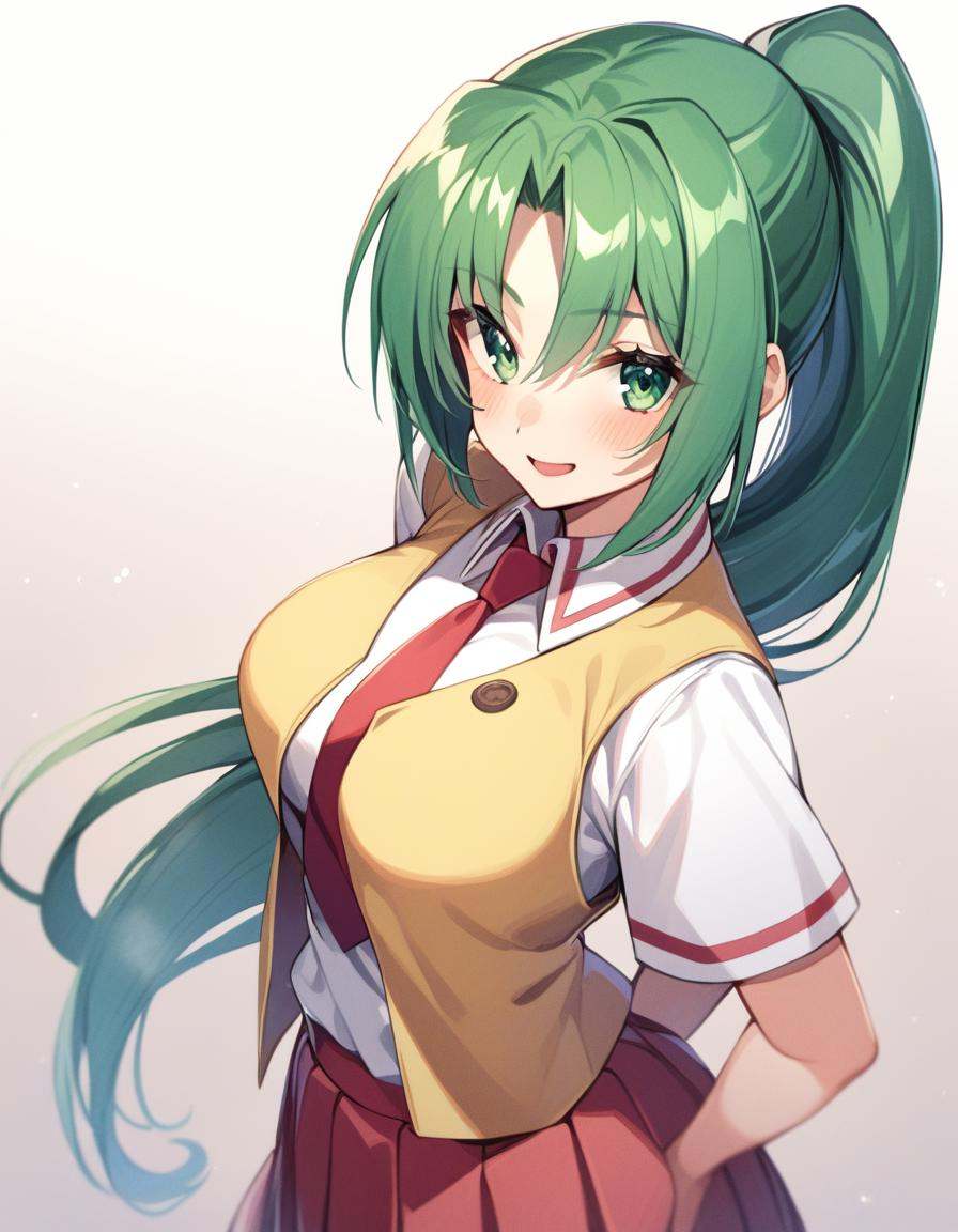 late,  1girl,  Mion Sonozaki on Tensor.Art