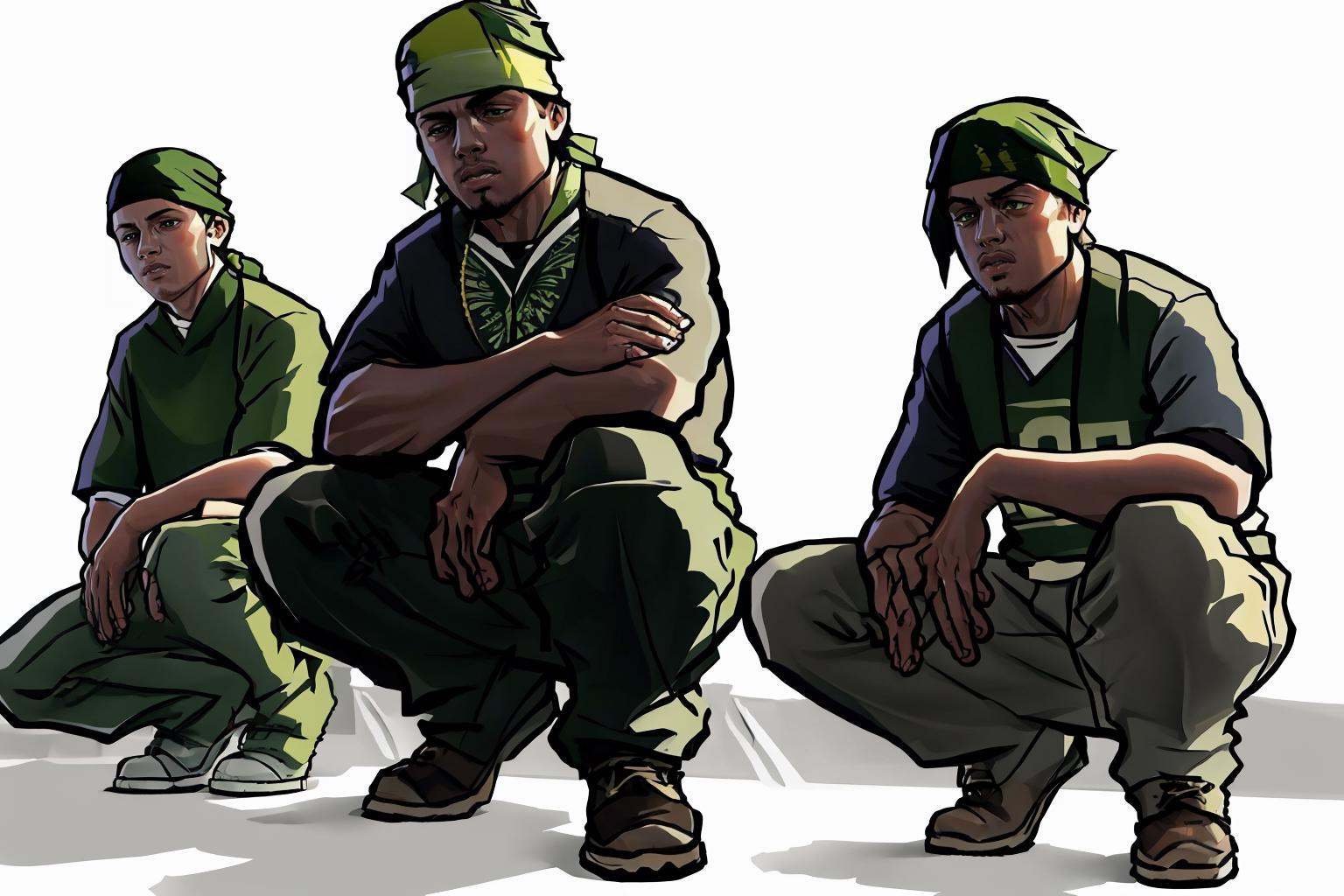 simple background,  multiple boys,  squatting on Tensor.Art