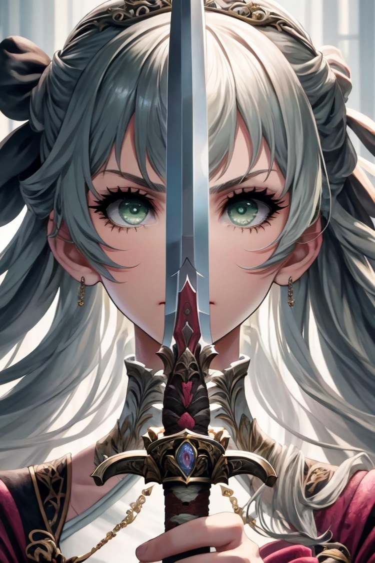 Sword Salute (Pose) LoRA by richyrich515 on Tensor.Art