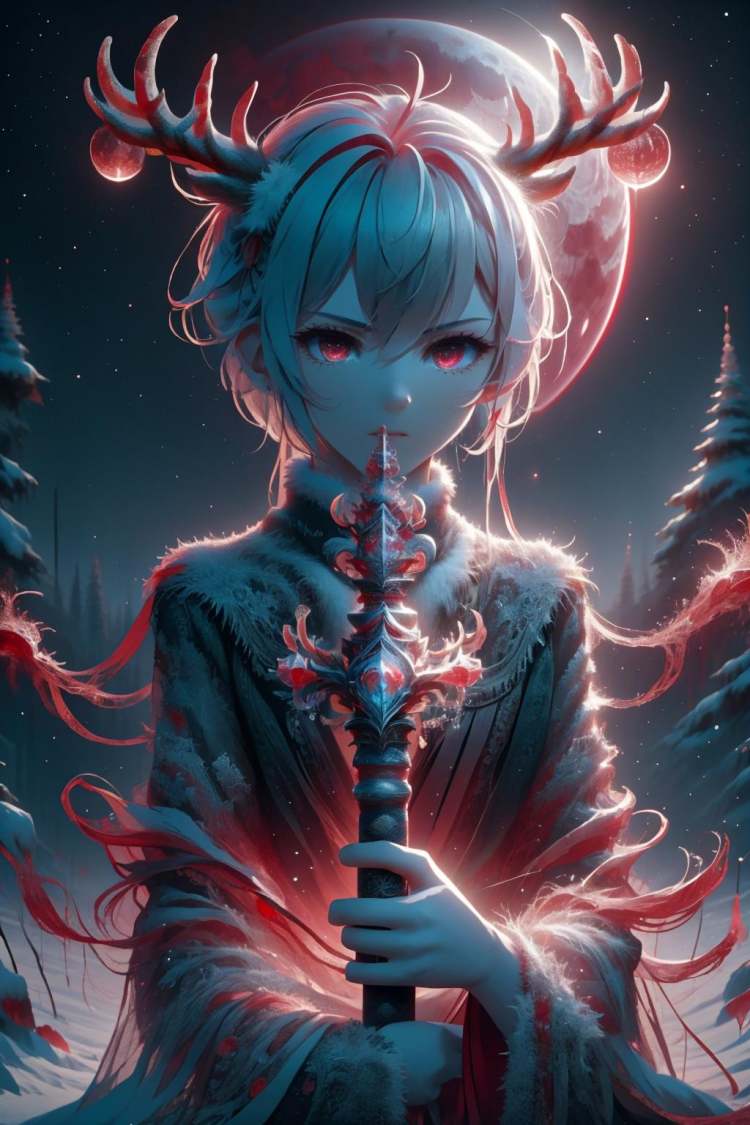 Red Moon Reindeer (Style/Concept) LoRA by richyrich515 on Tensor.Art