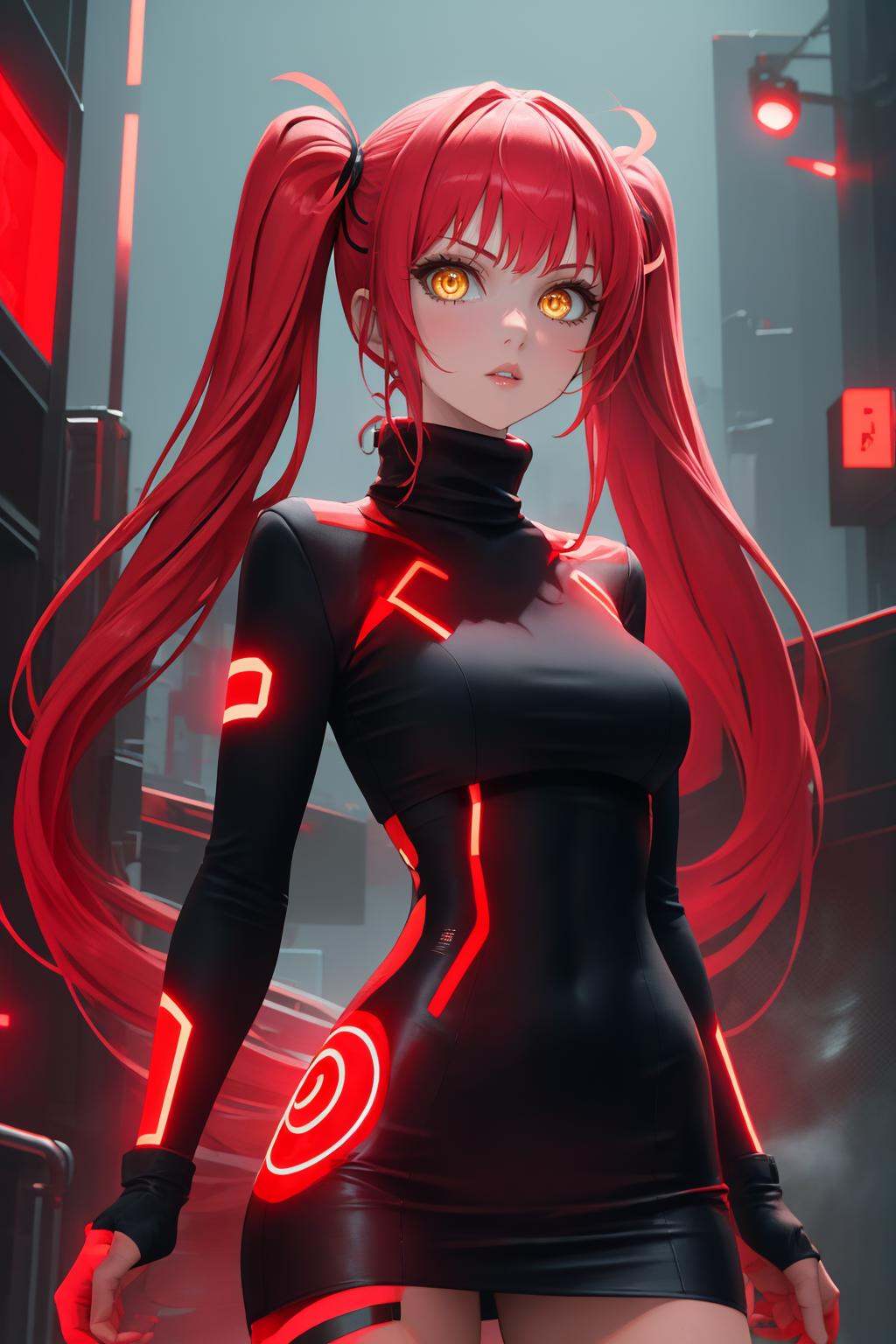masterpiece,  best quality,  redneonstyle by richyrich515 on Tensor.Art