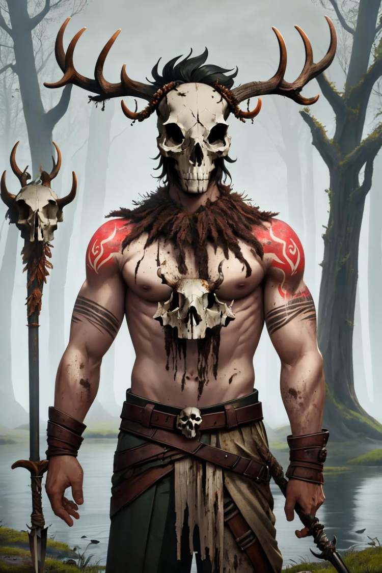 Pagan Antlers and Skulls (Style) LoRA by richyrich515 on Tensor.Art