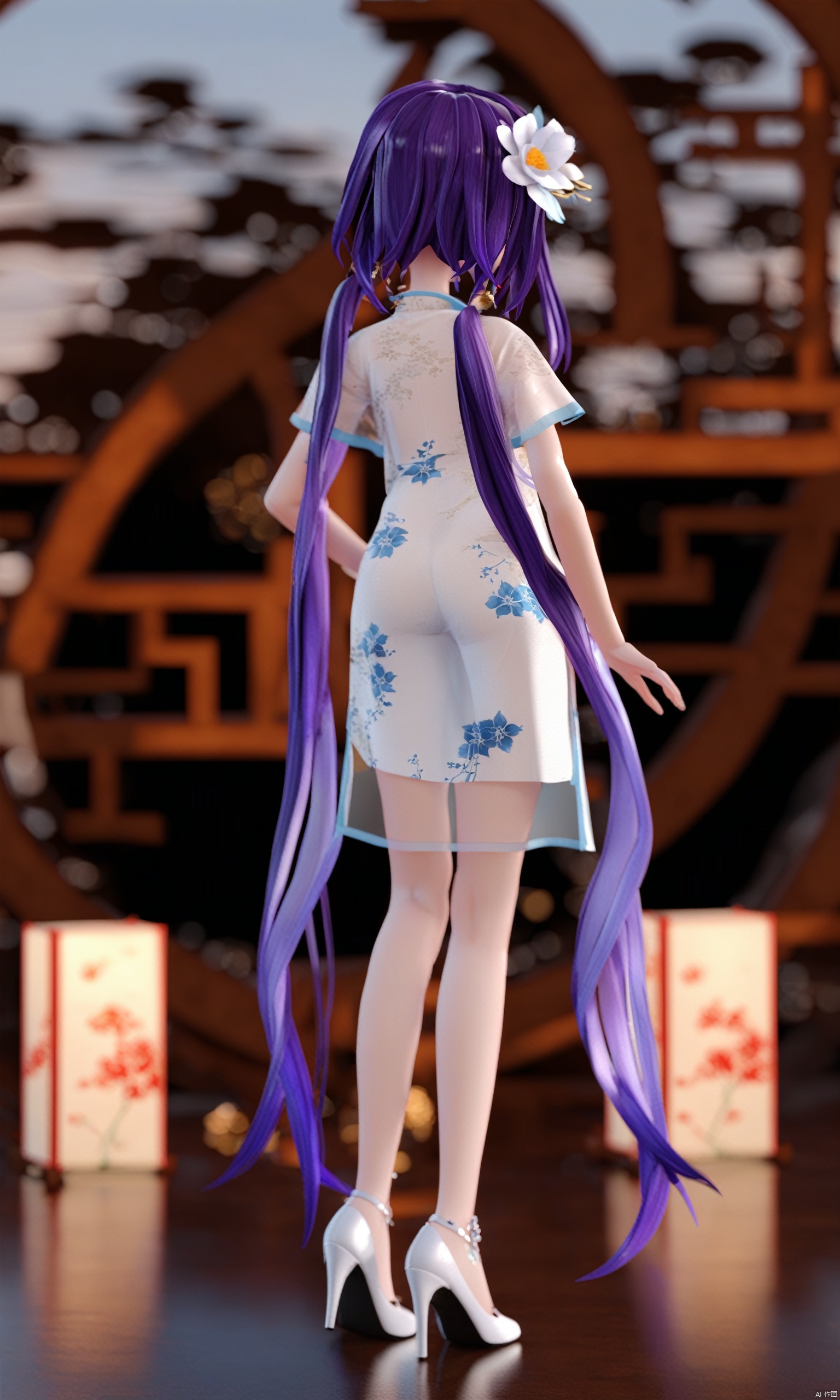 artist mmd,  1girl,  long hair on Tensor.Art
