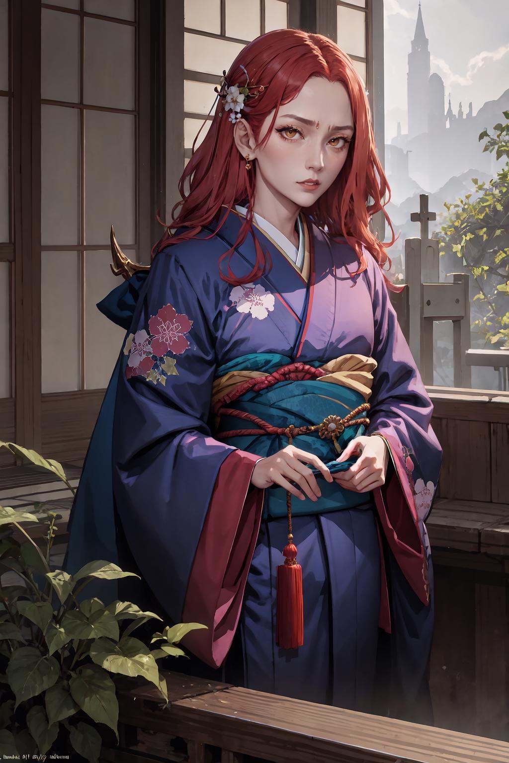 IncrsLunarPrincessRanni,  ,  kimono on Tensor.Art