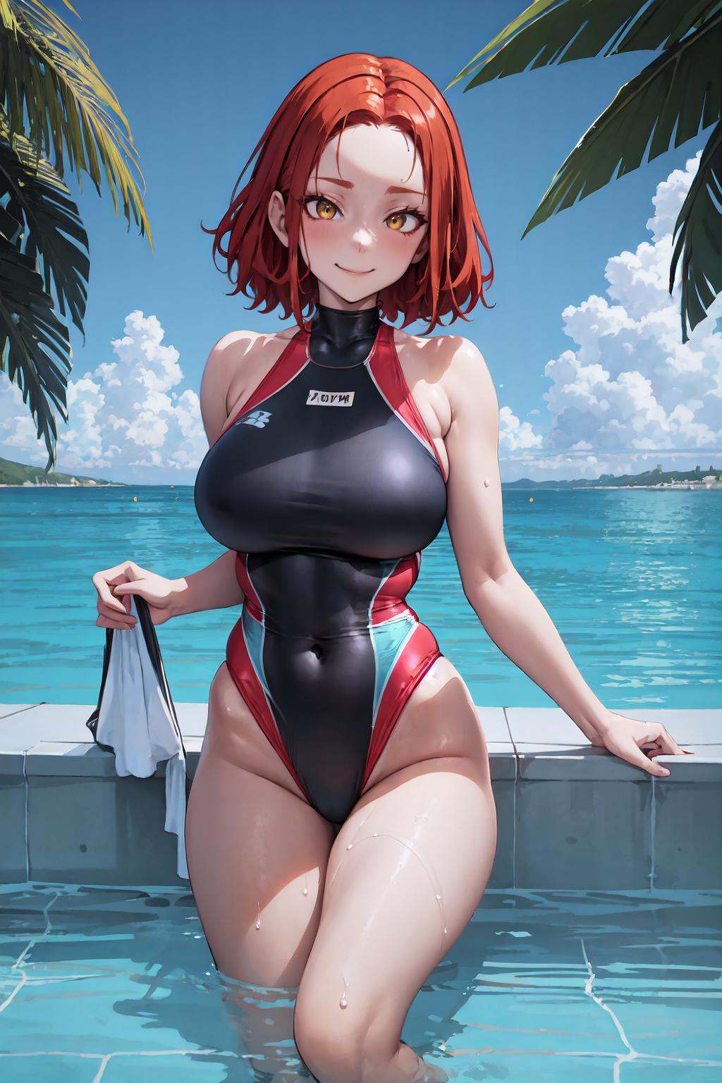 IncrsLunarPrincessRanni,  ,  red hair on Tensor.Art