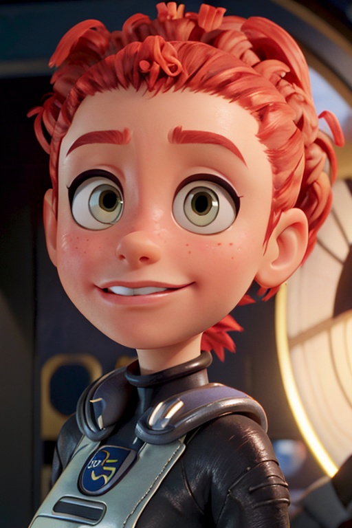 Tulip From Storks,  bushy ponytail,  portrait on Tensor.Art