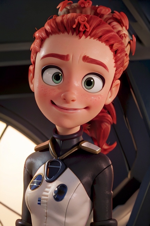 Tulip From Storks,  bushy ponytail,  portrait on Tensor.Art