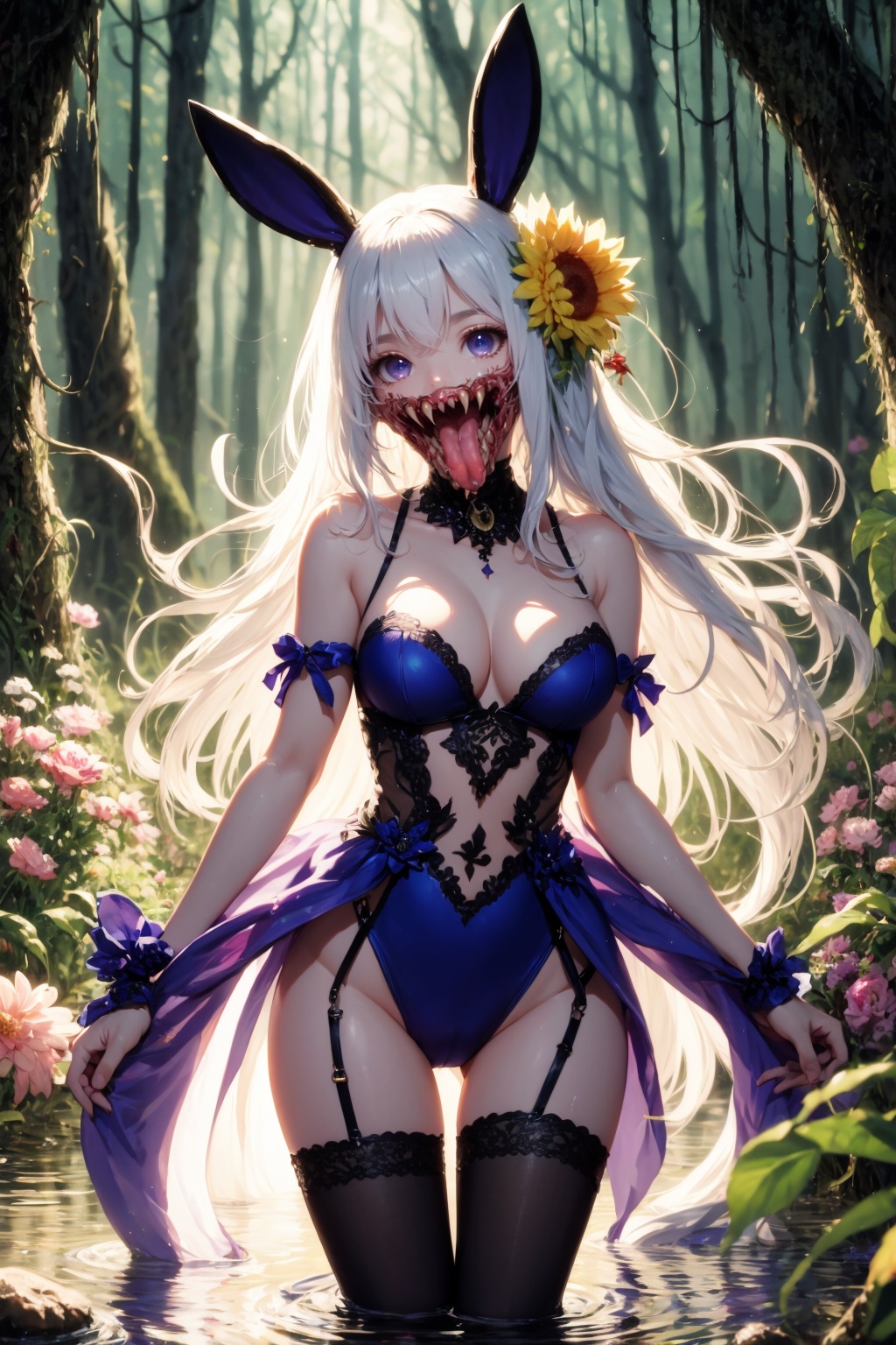 flowers_girl,  flower,  1girl on Tensor.Art