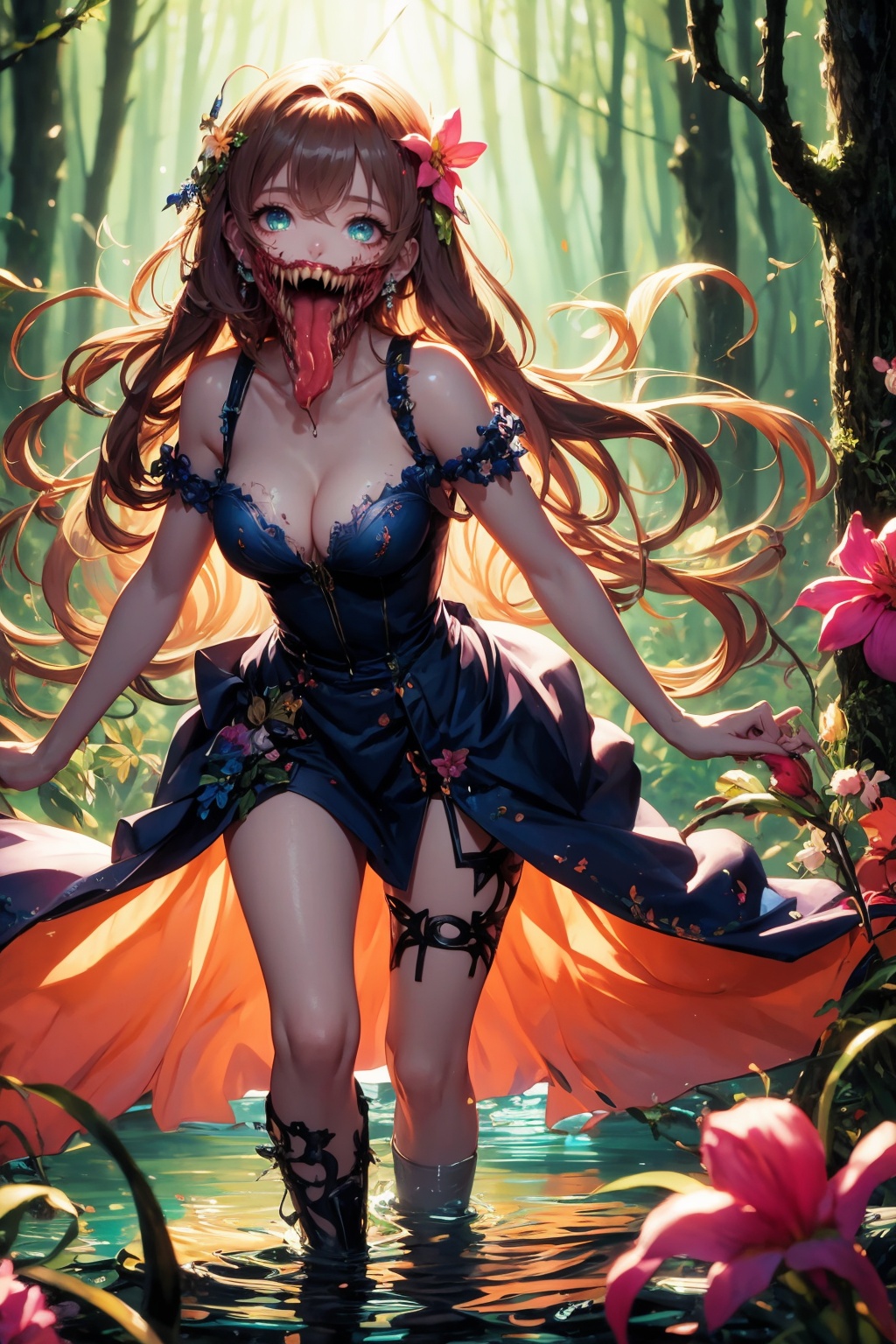 flowers_girl,  flower,  hair flower on Tensor.Art
