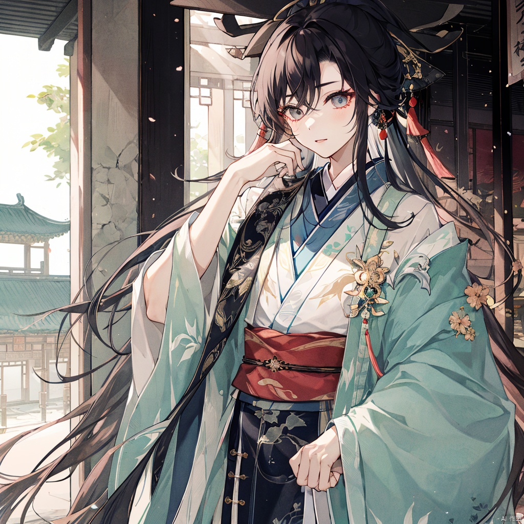  chinese clothes, hanfu, 1girl,