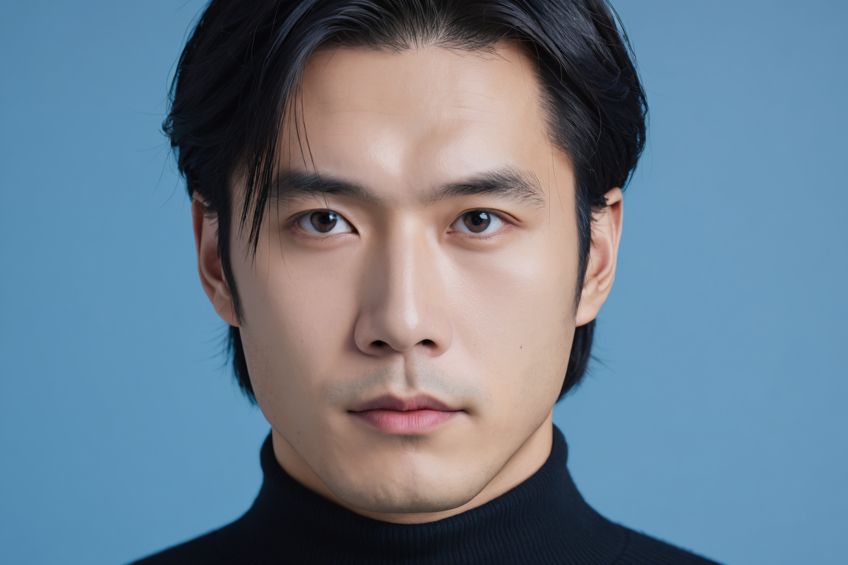 Vietnamese man,  close-up portrait,  direct gaze on Tensor.Art