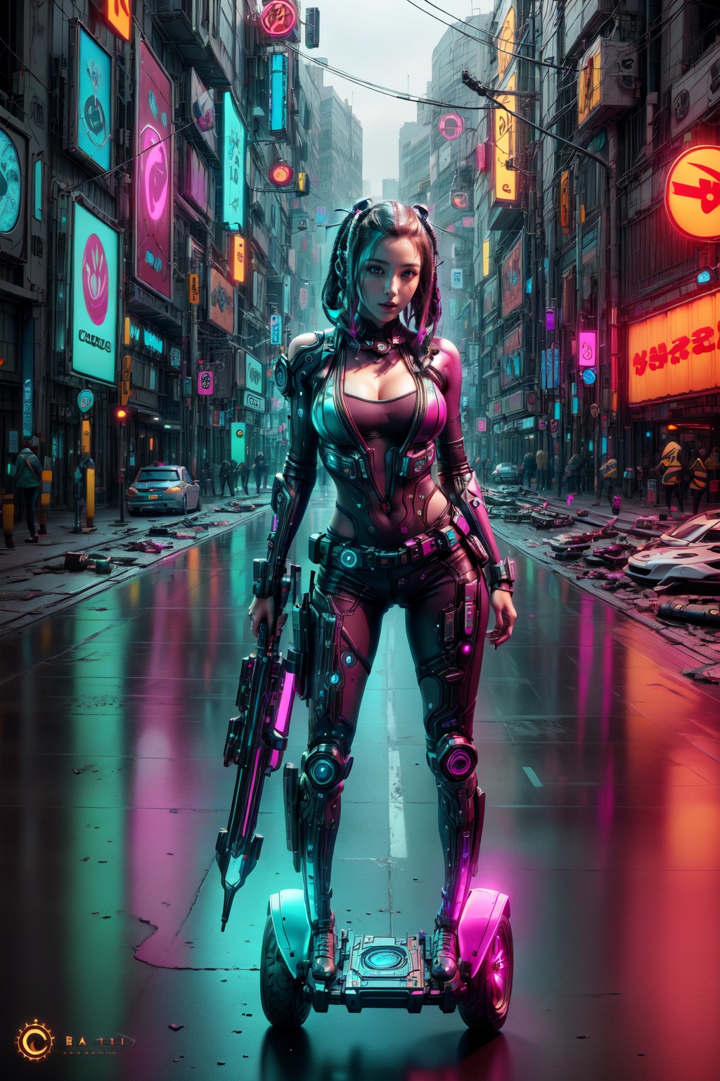 Cyberpunk style props,  Enter a futuristic world with these unique cyberpunk style props. From neon-lit hoverboards to sle...