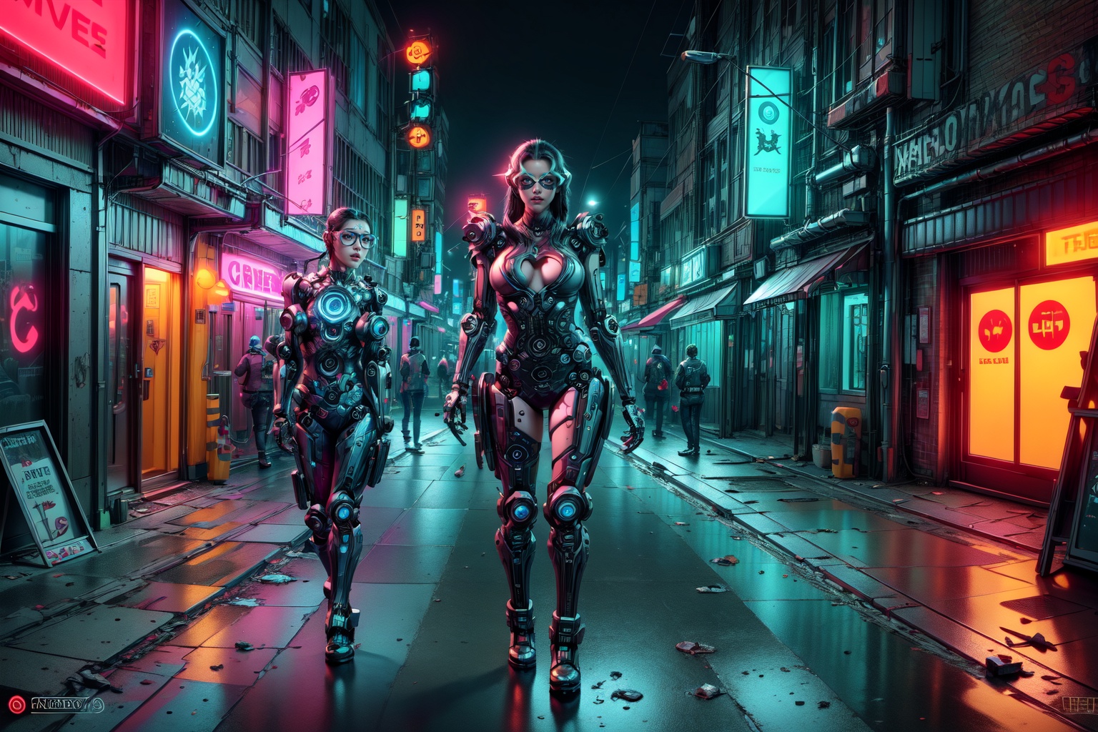Cyberpunk style props,  Step into the gritty streets of a cyberpunk metropolis with these visually descriptive and detaile...