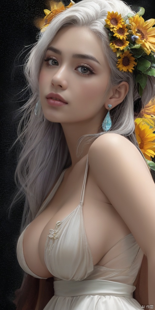1girl,  Han Chinese girls,  yellow Hanfu on Tensor.Art