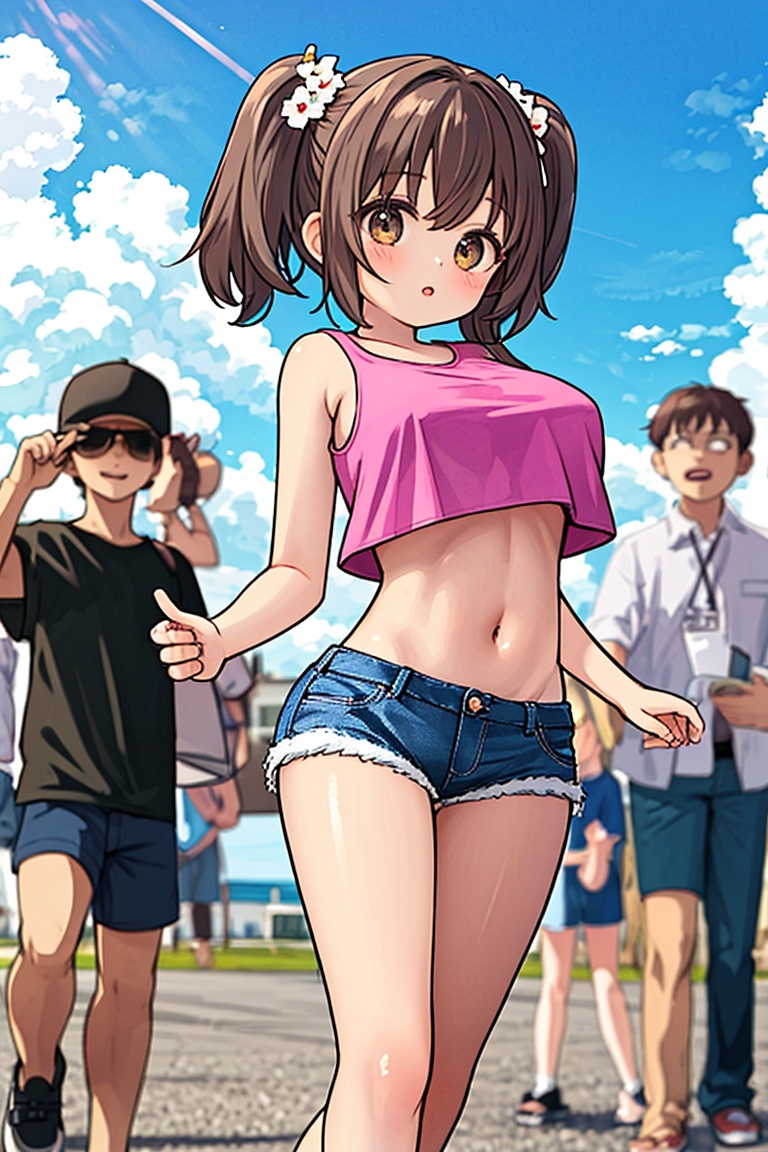 1girl,  long hair,  breasts on Tensor.Art