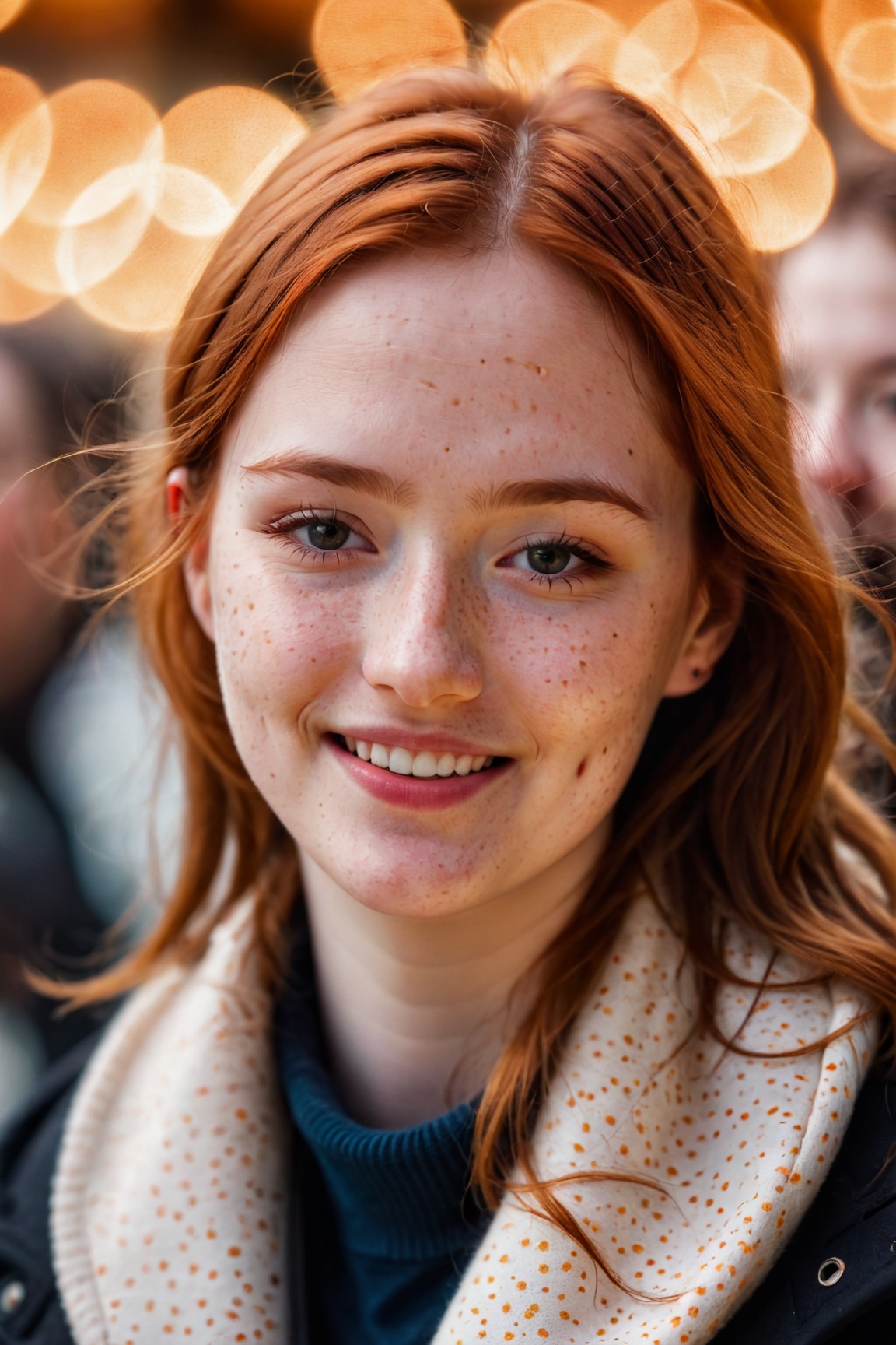 closed lips,  cute smile,  cinematic photo on Tensor.Art