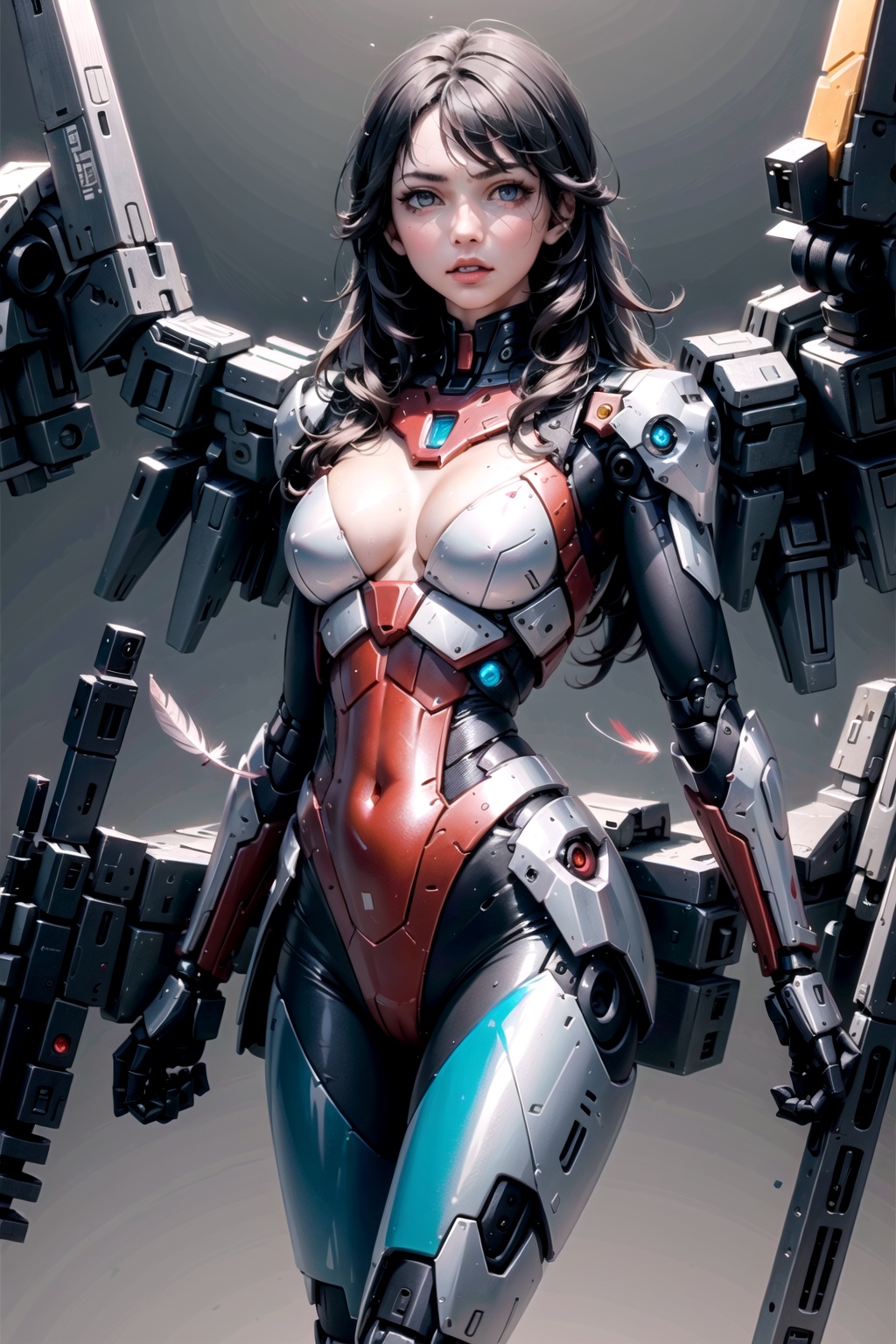 1girl,  mechanical,  solo on Tensor.Art