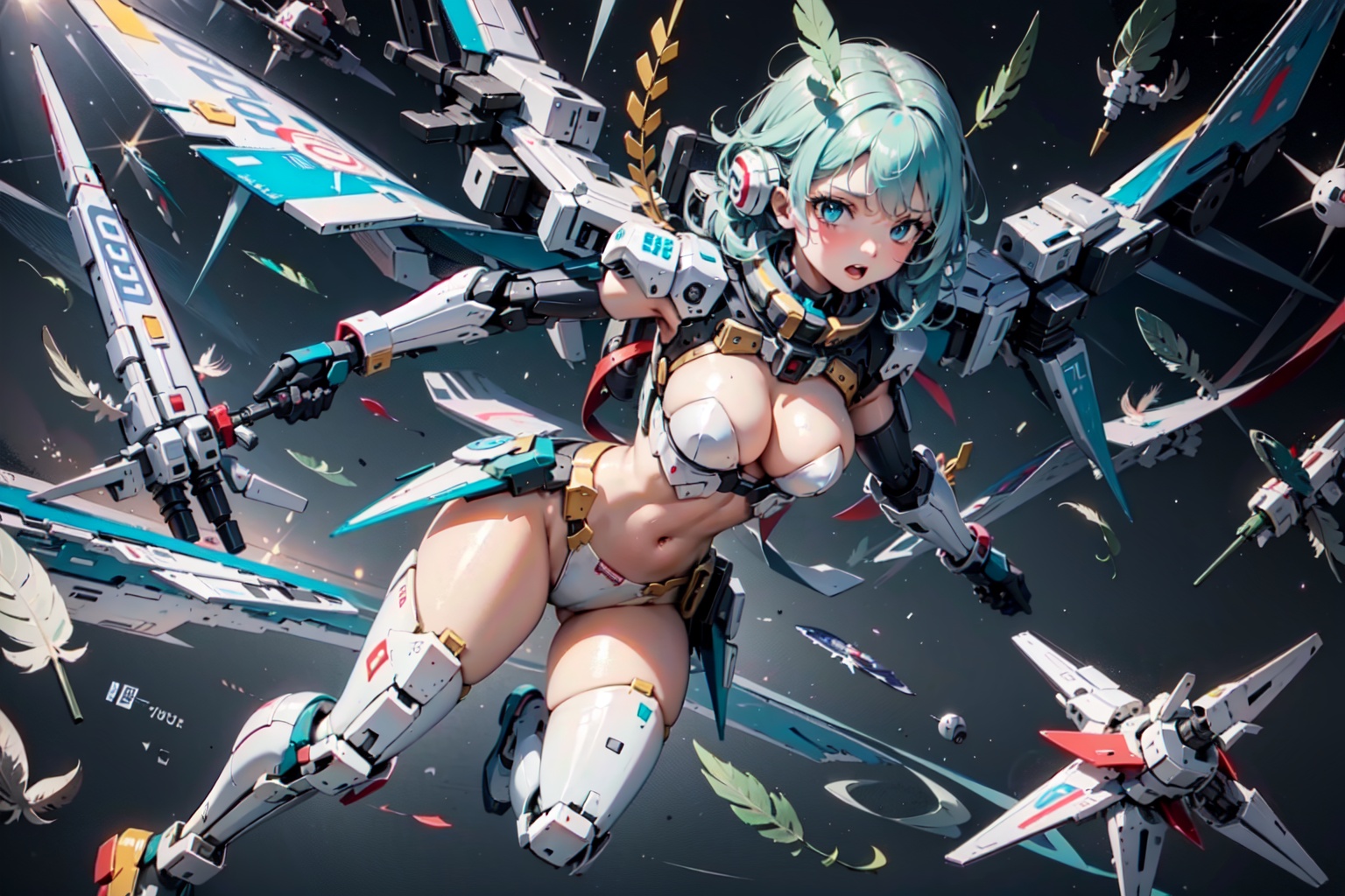 1girl,  mechanical,  solo_female on Tensor.Art