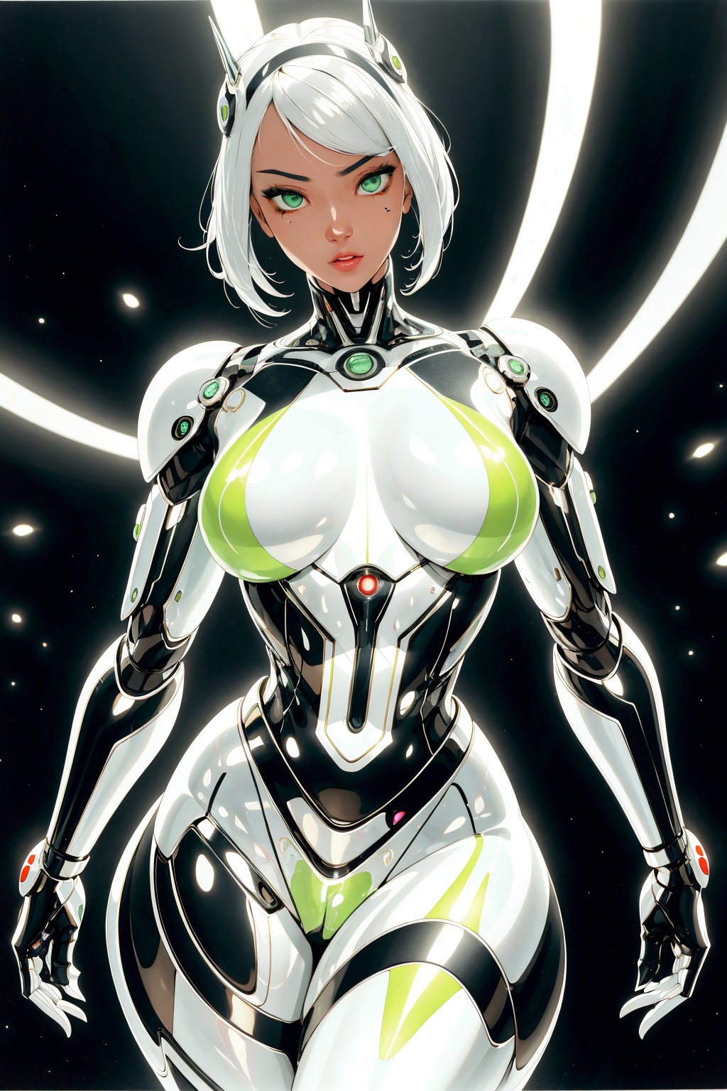 1girl,  cyborg style,  cyborg on Tensor.Art